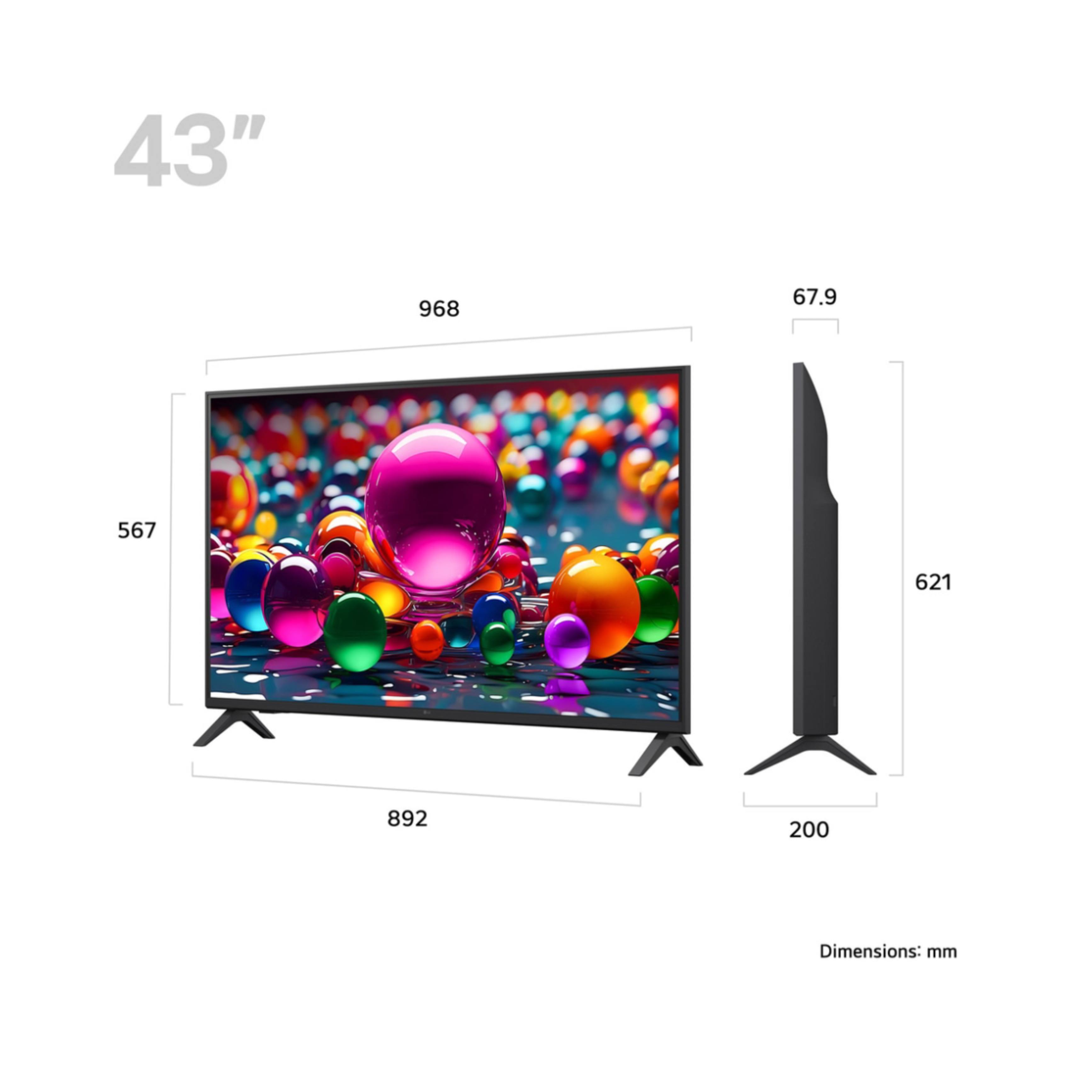 LG 43UA75006LAUHD 4K Smart LED Τηλεόραση, 43" | Lg| Image 2