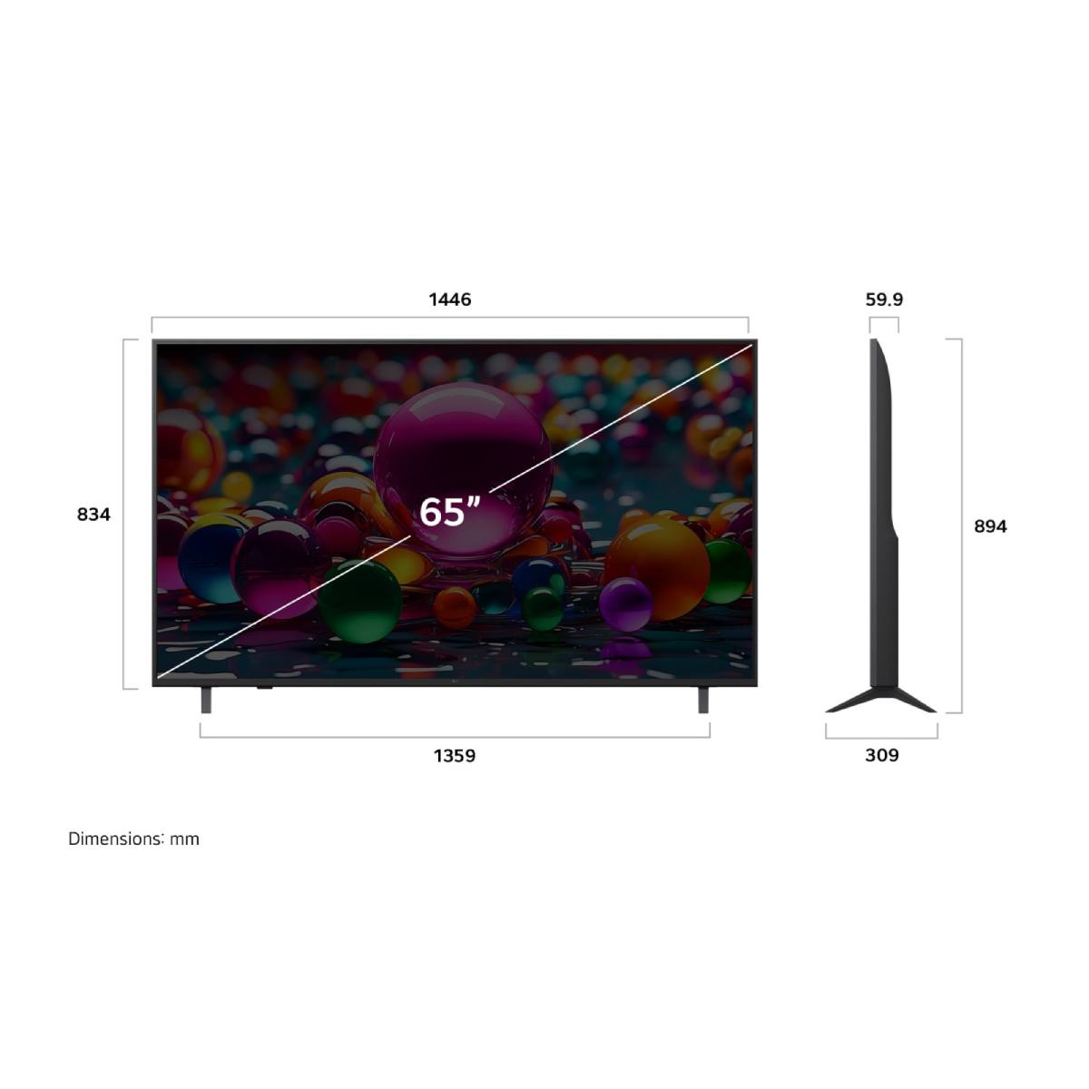 LG 65UA75006LA UHD 4K AI Smart LED Τηλεόραση, 65" | Lg| Image 2