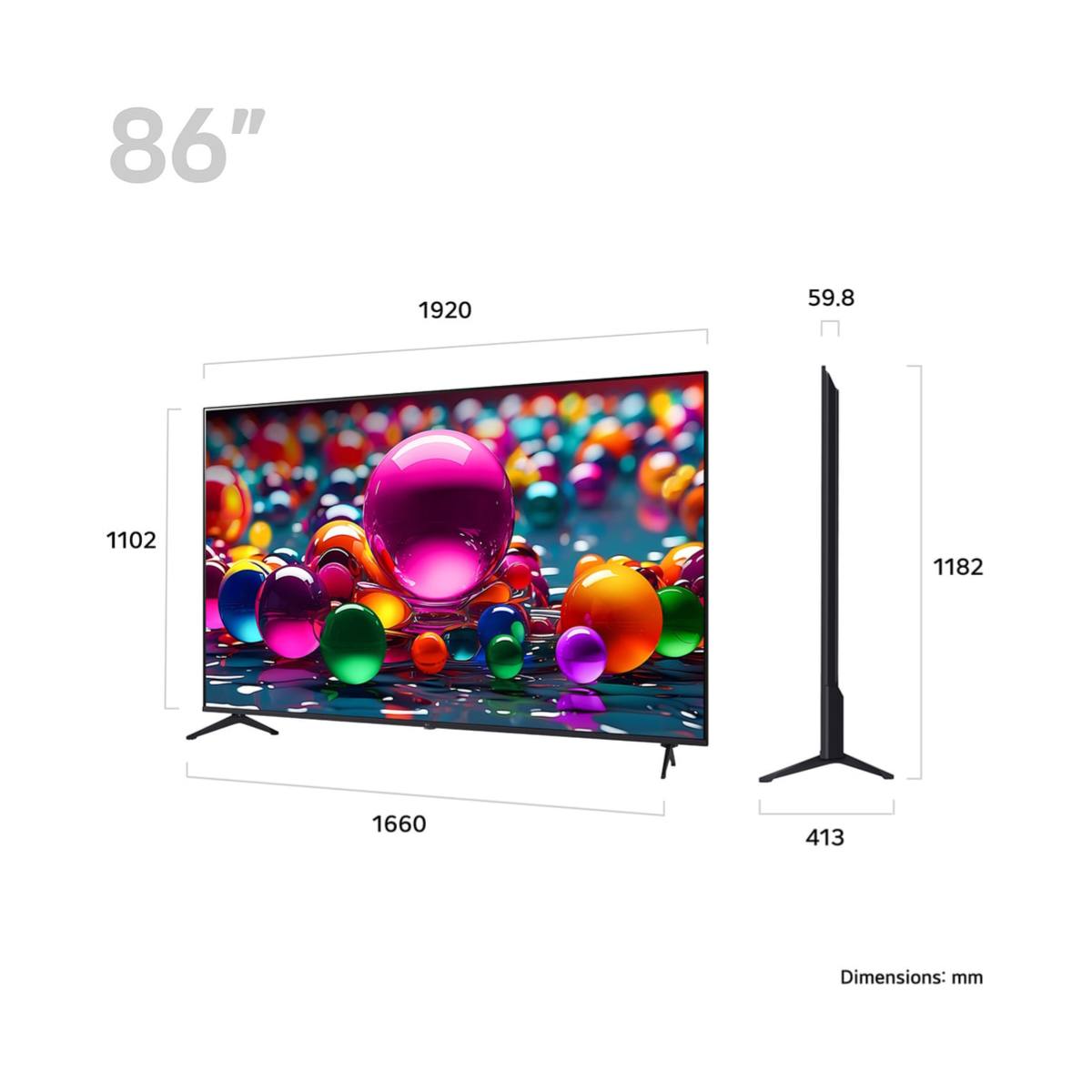 LG 86UA75006LA UHD 4K AI Smart LED Τηλεόραση, 86" | Lg| Image 2
