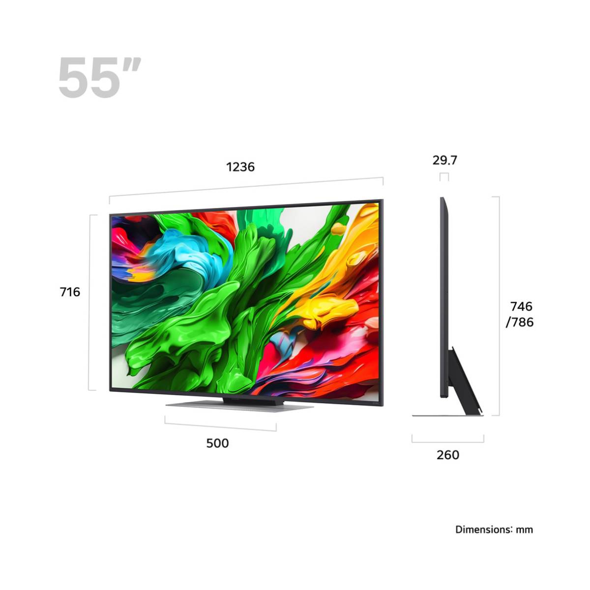 LG 55QNED87A6B QNED 4K Smart Τηλεόραση, 55" | Lg| Image 3