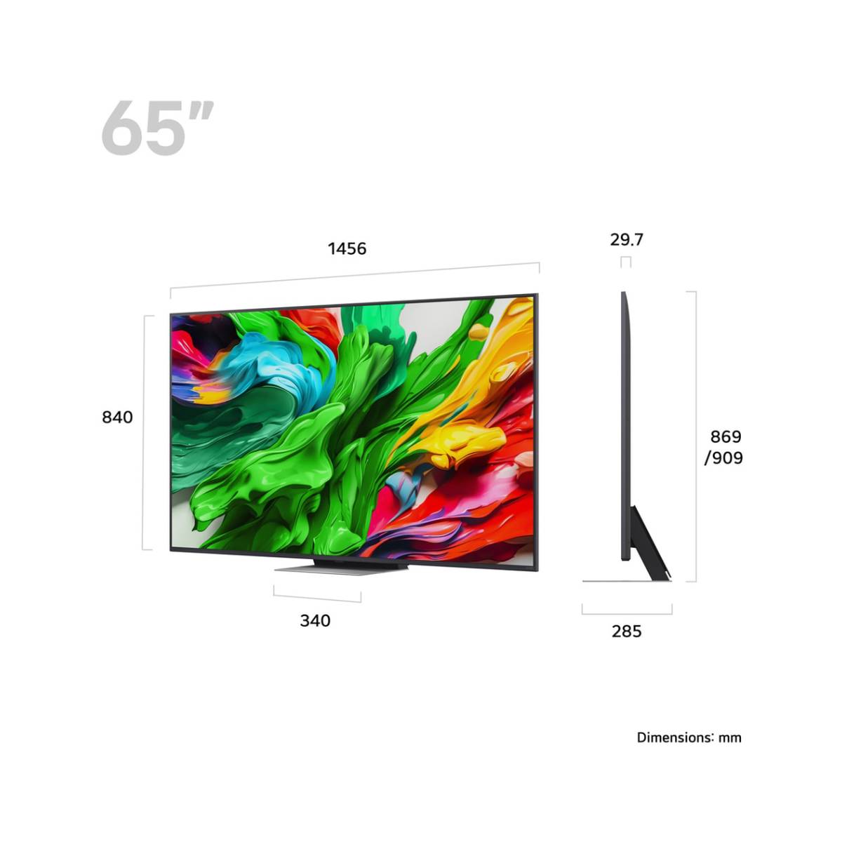 LG 65QNED87A6B QNED 4K Smart Τηλεόραση, 65" | Lg| Image 3