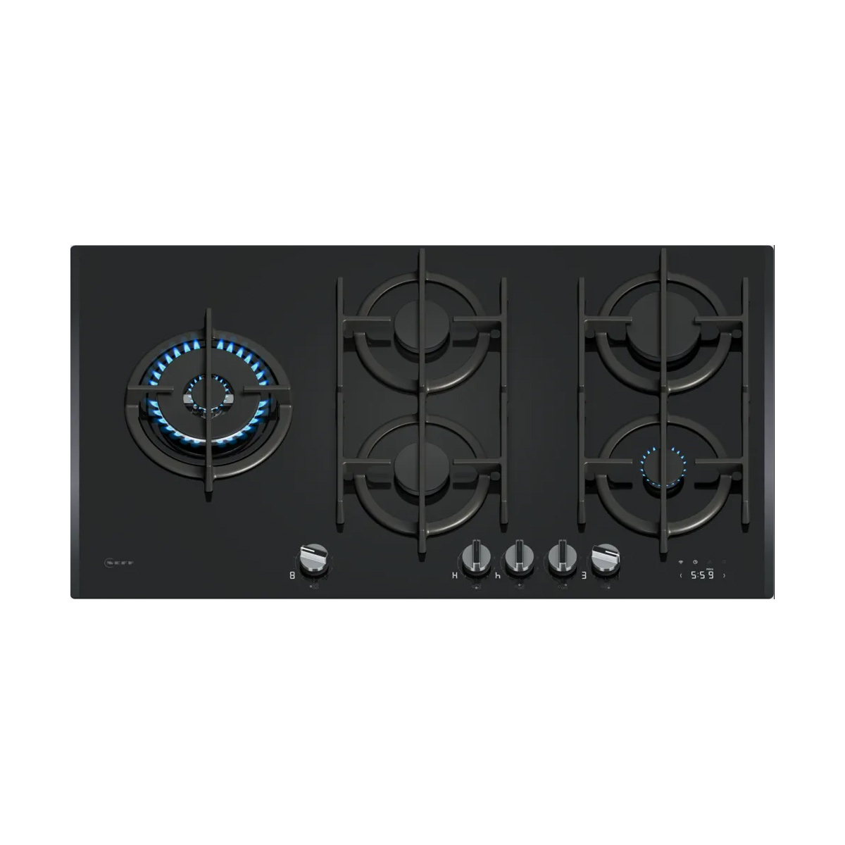 Image of suggested product: NEFF T29RHS4S0 Γυάλινη Εστία Υγραερίου 90 cm, Μαύρο