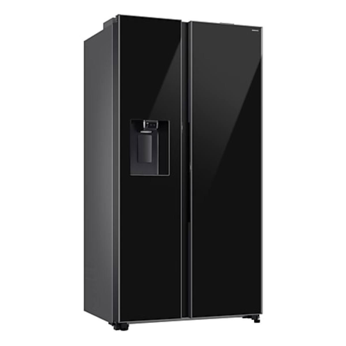 SAMSUNG RS80F64JEBEF Ψυγείο Ντουλάπα με Απευθείας Σύνδεση Νερού, Μαύρο Γυαλί  | Samsung| Image 2