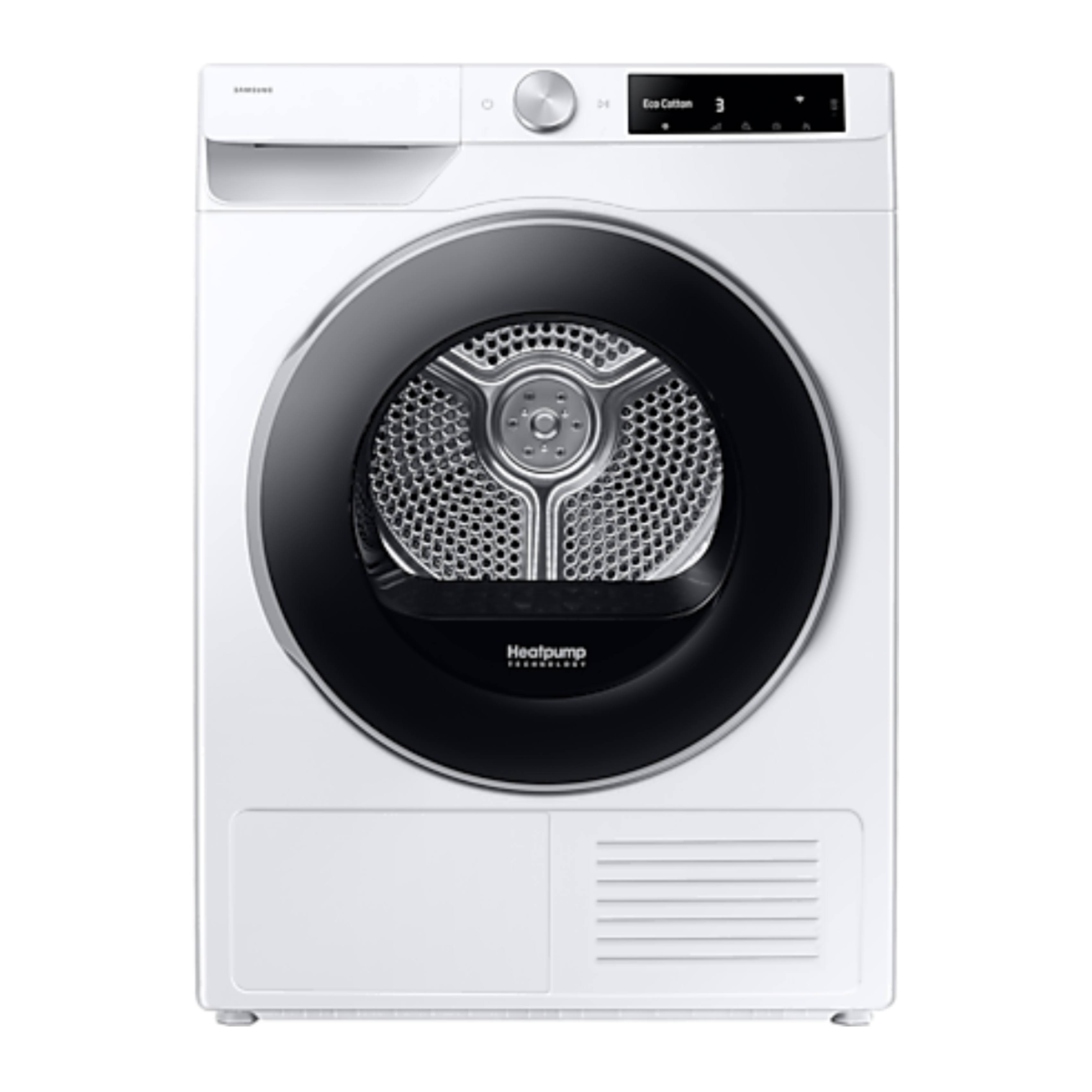 SAMSUNG DV90DG6845LEU4 Στεγνωτήριο Ρούχων με Αντλία Θερμότητας 9 kg, Άσπρο/Μαύρο | Samsung| Image 1