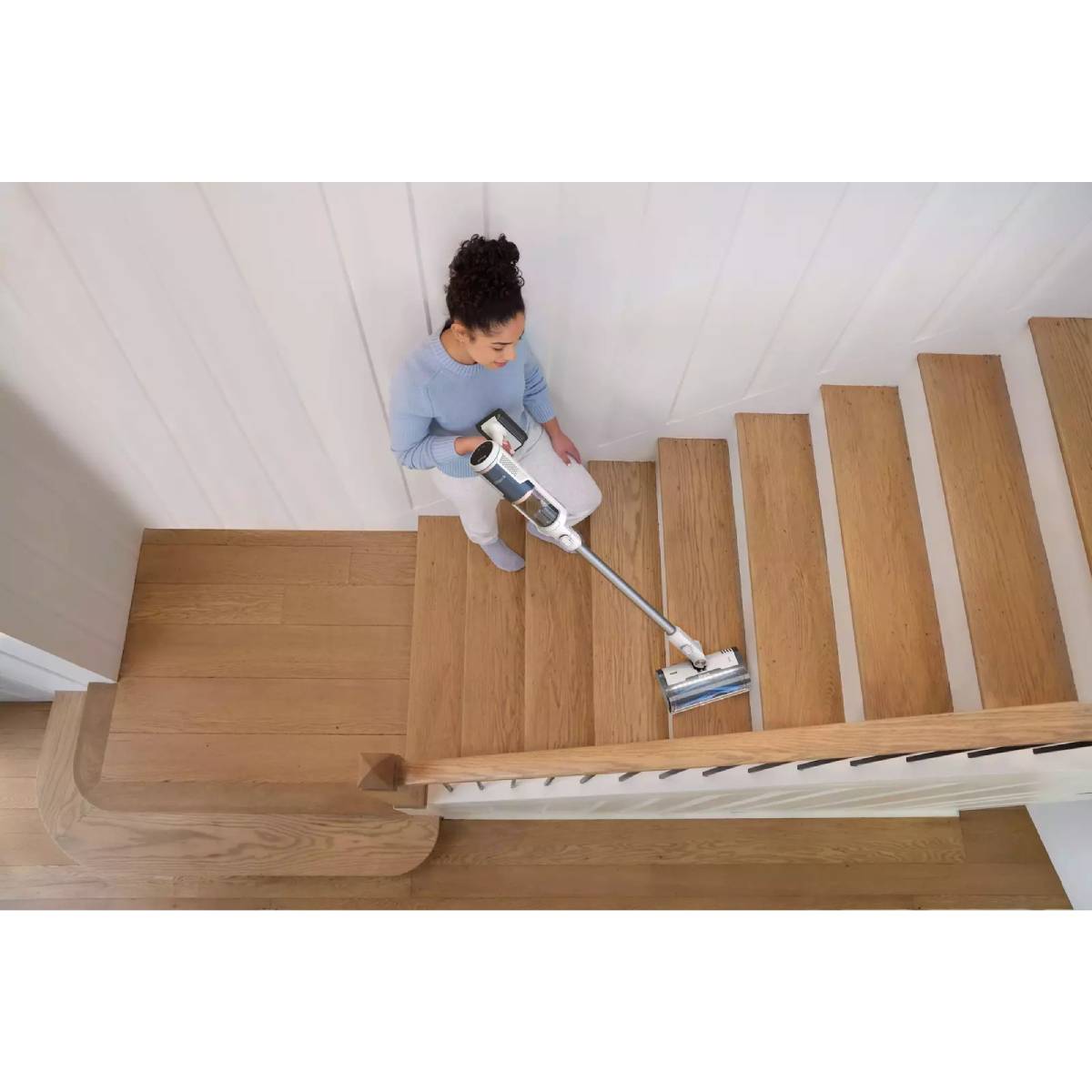 SHARK BU3521EU Cordless Stick Vacuum with Auto Empty System, White | Shark| Image 5