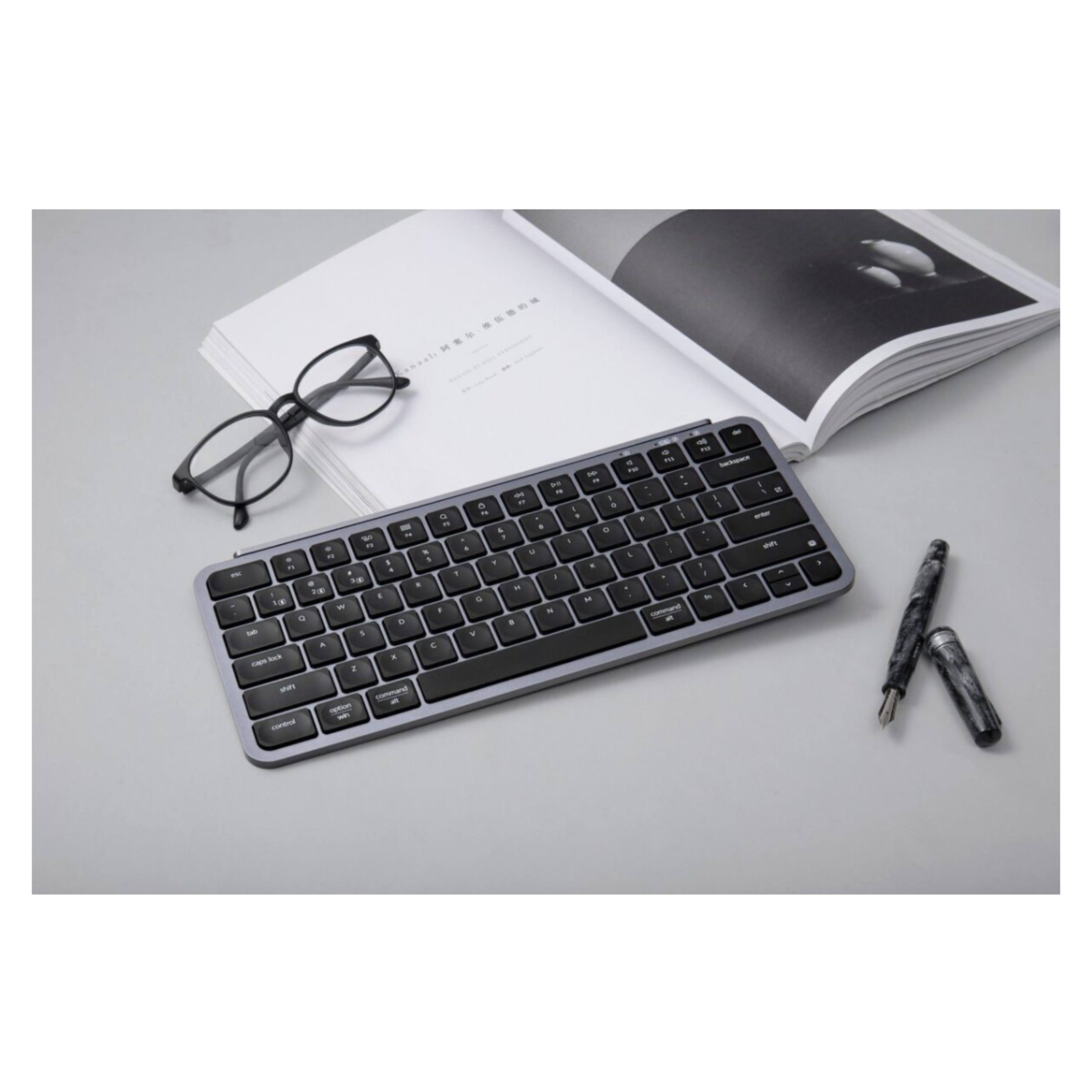 KEYCHRON B1P-K1 Pro Ultra Slim Wireless Keyboard, Gray  | Keychron| Image 4