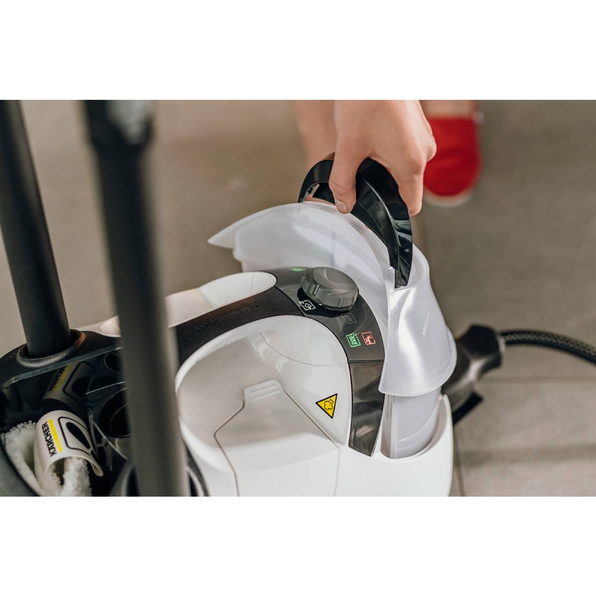 KARCHER SC5 EasyFix Iron Plug Ατμοκαθαριστής με Δυνατότητα Σύνδεσης Σίδερου Ατμού, Άσπρο | Karcher| Image 7