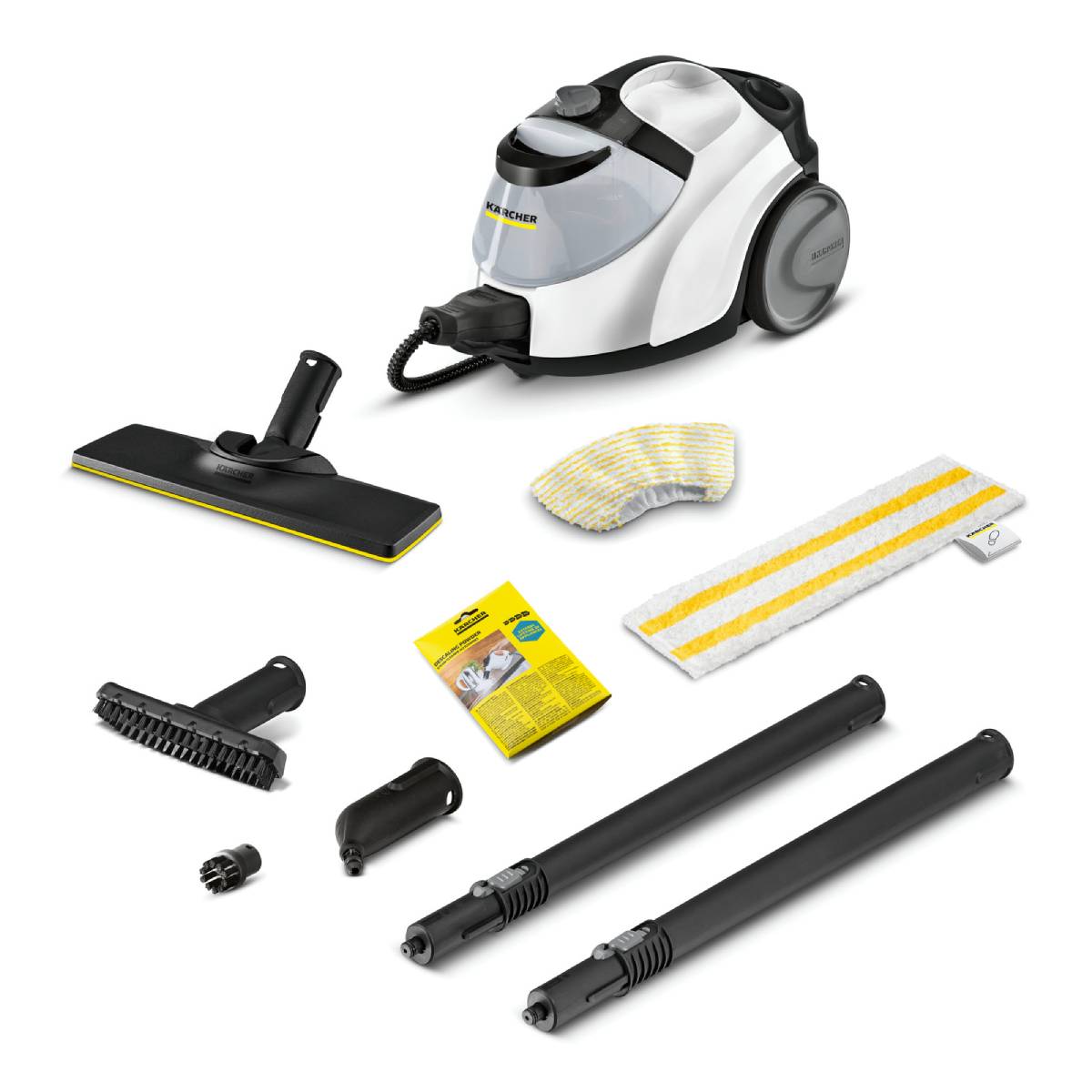 KARCHER SC5 EasyFix Iron Plug Ατμοκαθαριστής με Δυνατότητα Σύνδεσης Σίδερου Ατμού, Άσπρο | Karcher| Image 1