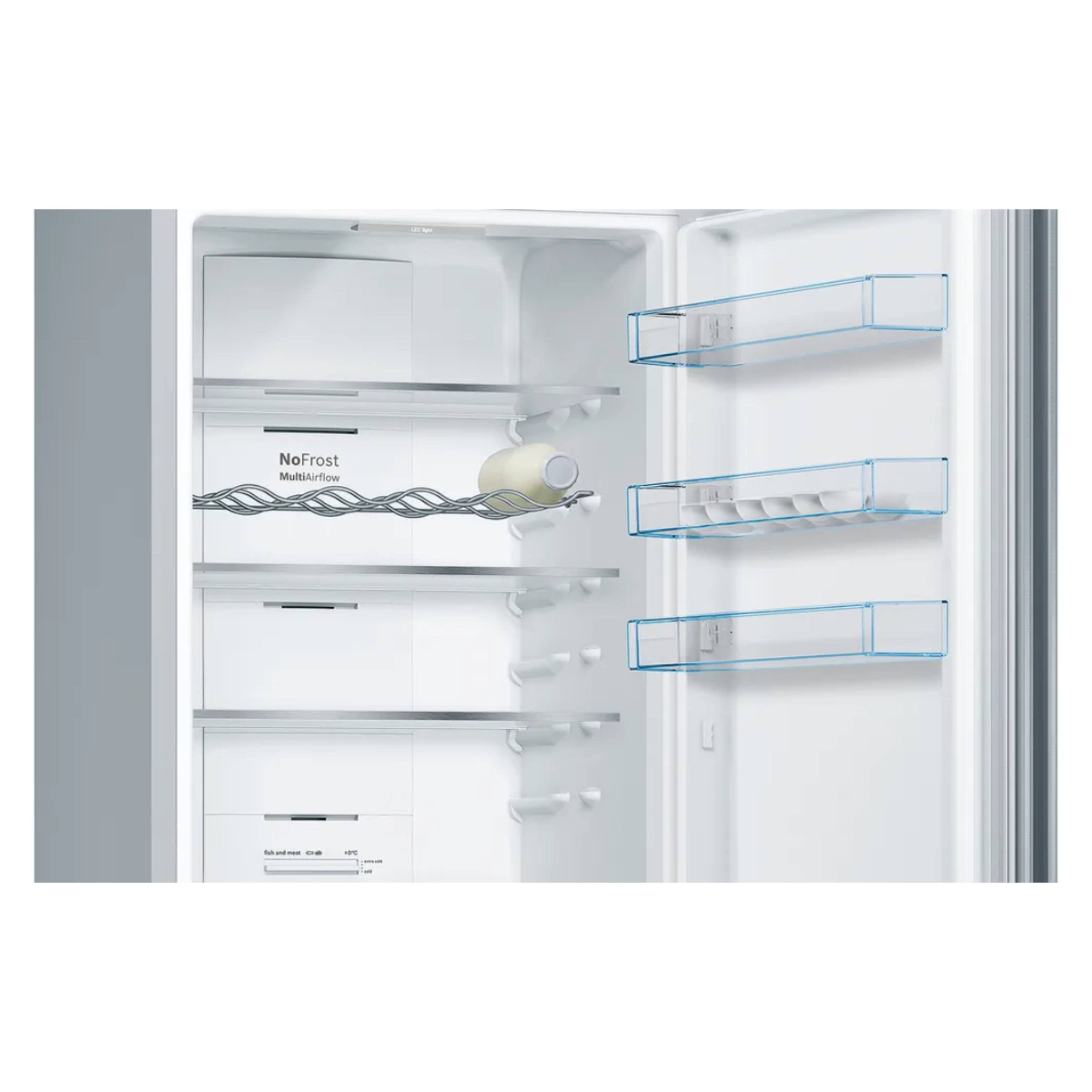 BOSCH KGN39VIEB Refrigerator with Bottom Freezer, Brushed Steel Inox  | Bosch| Image 3