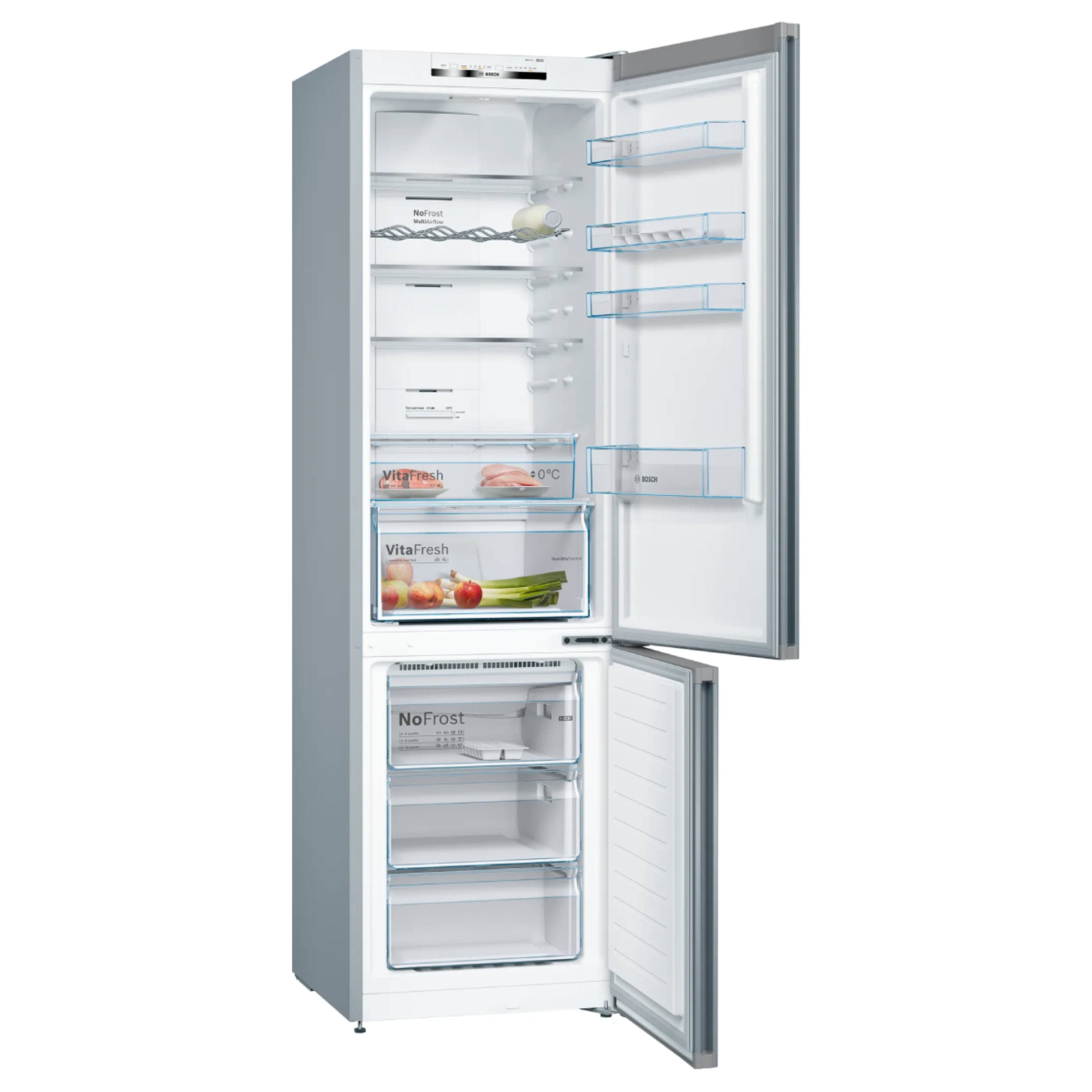 BOSCH KGN39VIEB Refrigerator with Bottom Freezer, Brushed Steel Inox  | Bosch| Image 2
