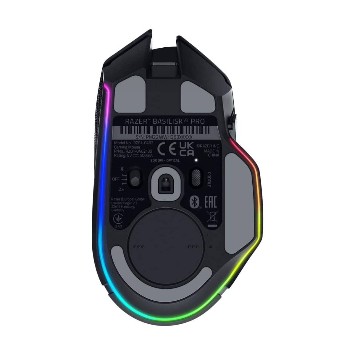 RAZER Basilisk V3 Pro Gaming Ποντίκι, Μαύρο | Razer| Image 3
