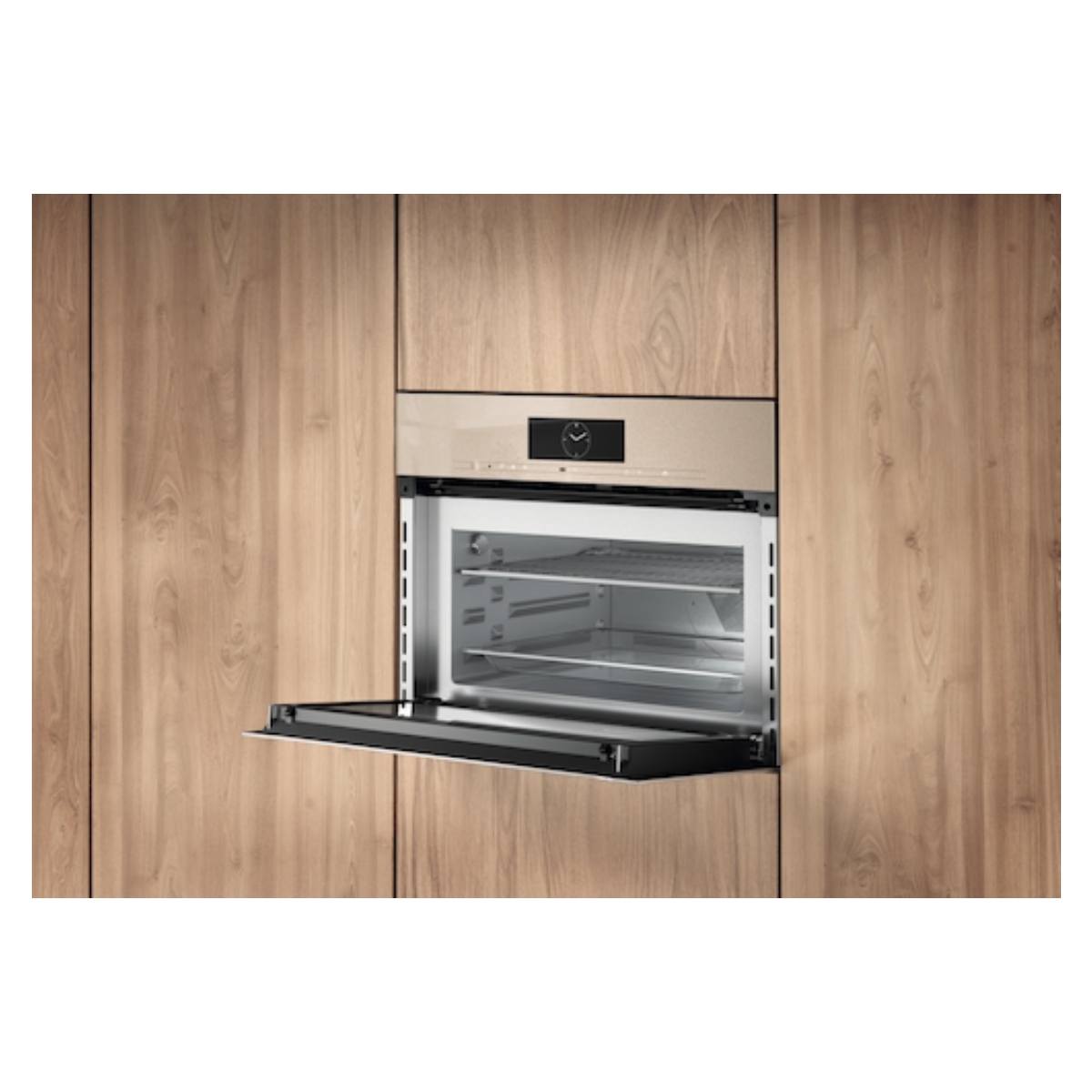 MIELE H 7840 BMX Εντοιχιζόμενος Συνδυαστικός Φούρνος με Λειτουργία Μικροκυμμάτων 45cm, Μπεζ Περλέ | Miele| Image 2