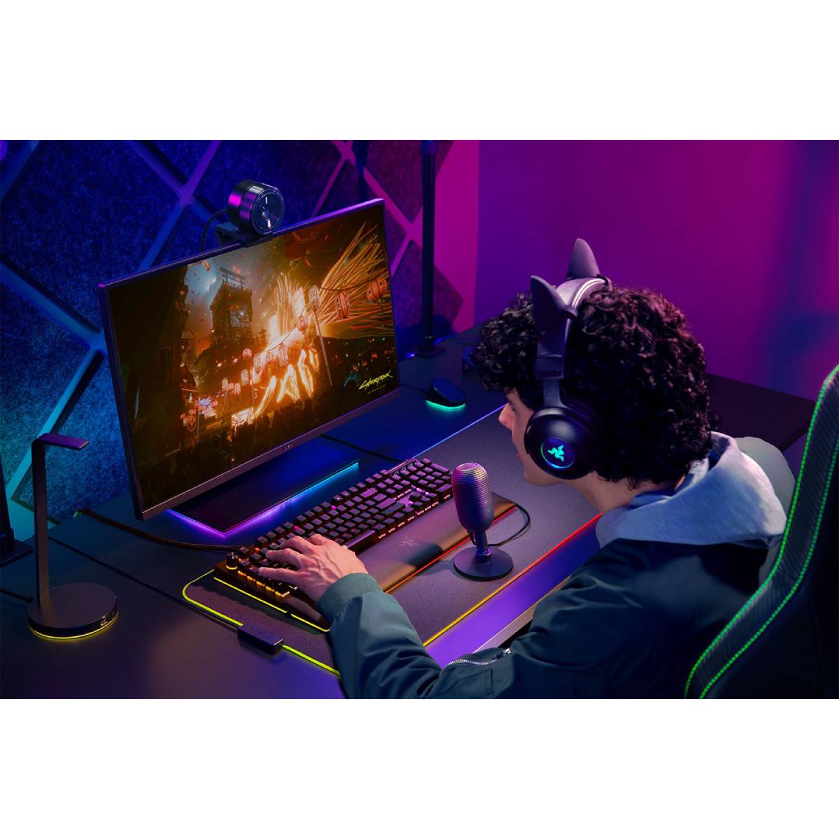 RAZER Seiren V3 Mini Gaming Μικρόφωνο, Μαύρο | Razer| Image 5