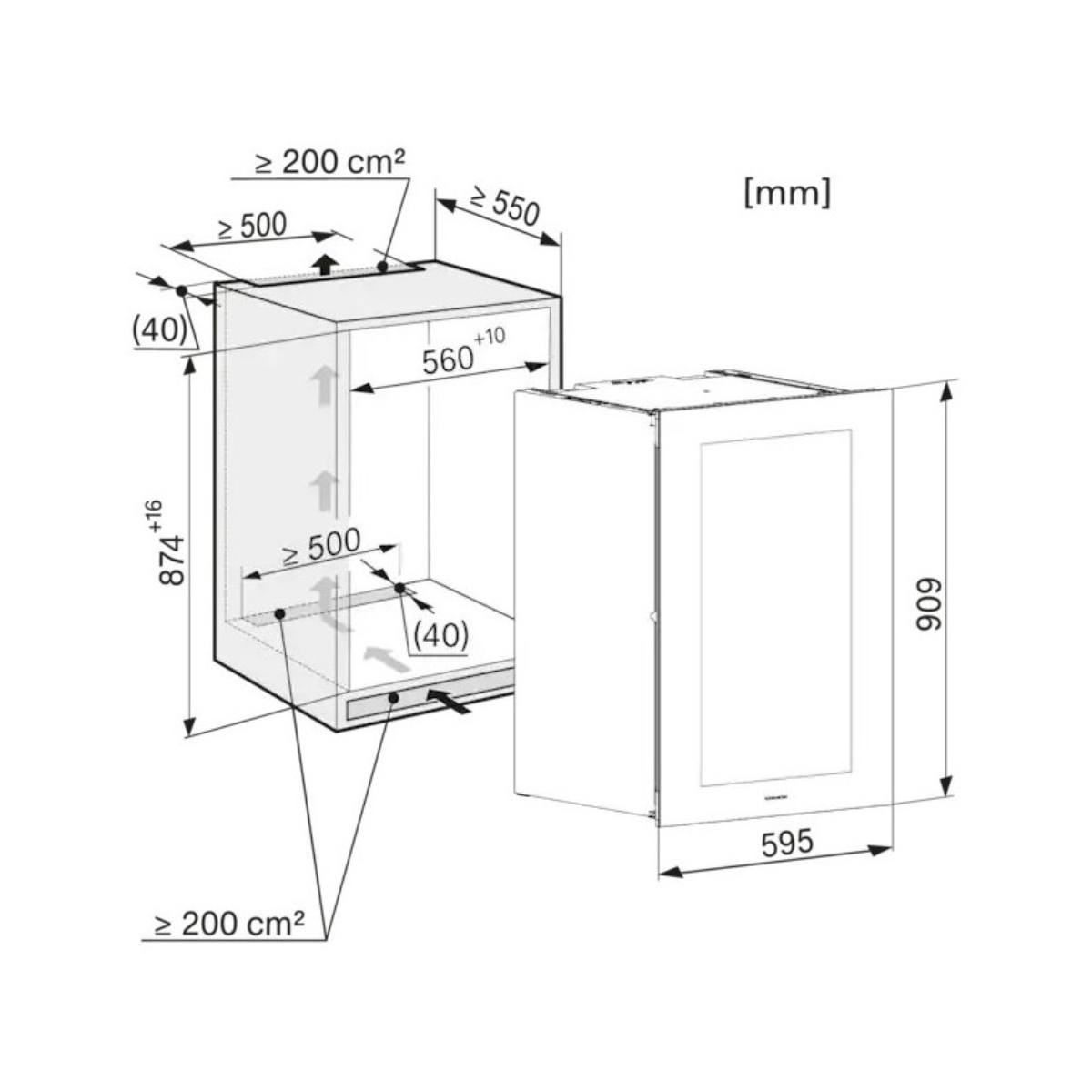 MIELE KWT 6422 IG-1 Εντοιχιζόμενος Συντηρητής Κρασιών 33 Μπουκάλες, Μπεζ Περλέ  | Miele| Image 5