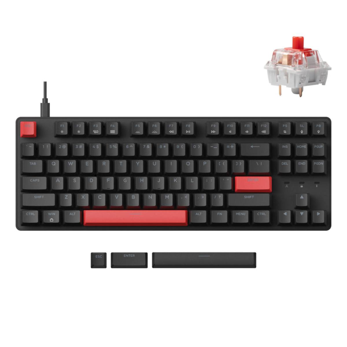 Image of suggested product: KEYCHRON Lemokey X1-A1 Ενσύρματο Μηχανικό Gaming Πληκτρολόγιο