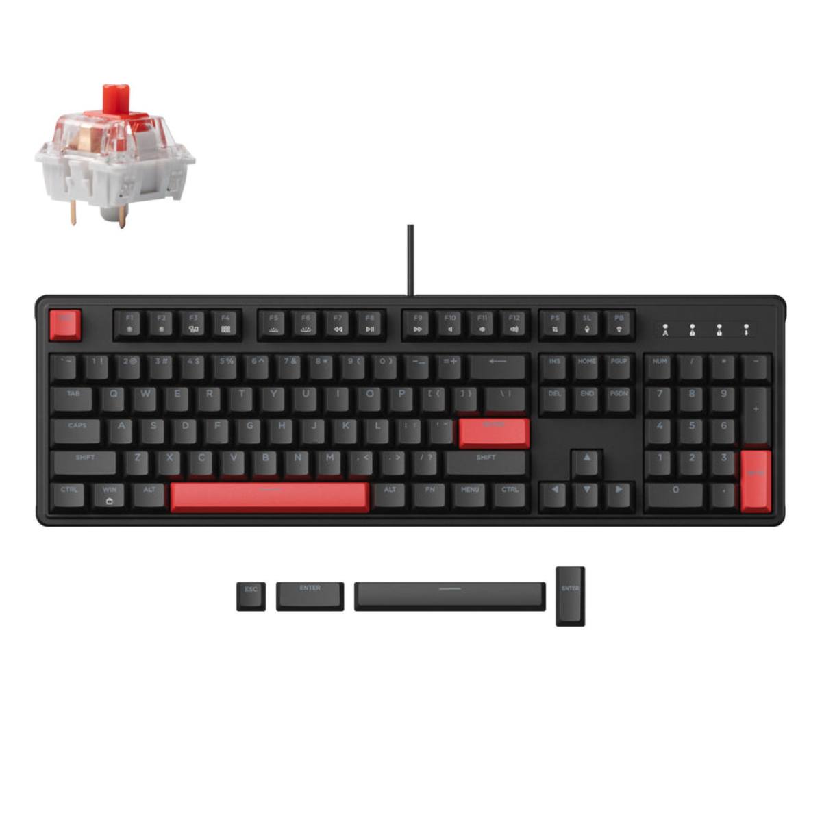 Image of suggested product: KEYCHRON Lemokey X3-A1 Ενσύρματο Μηχανικό Gaming Πληκτρολόγιο