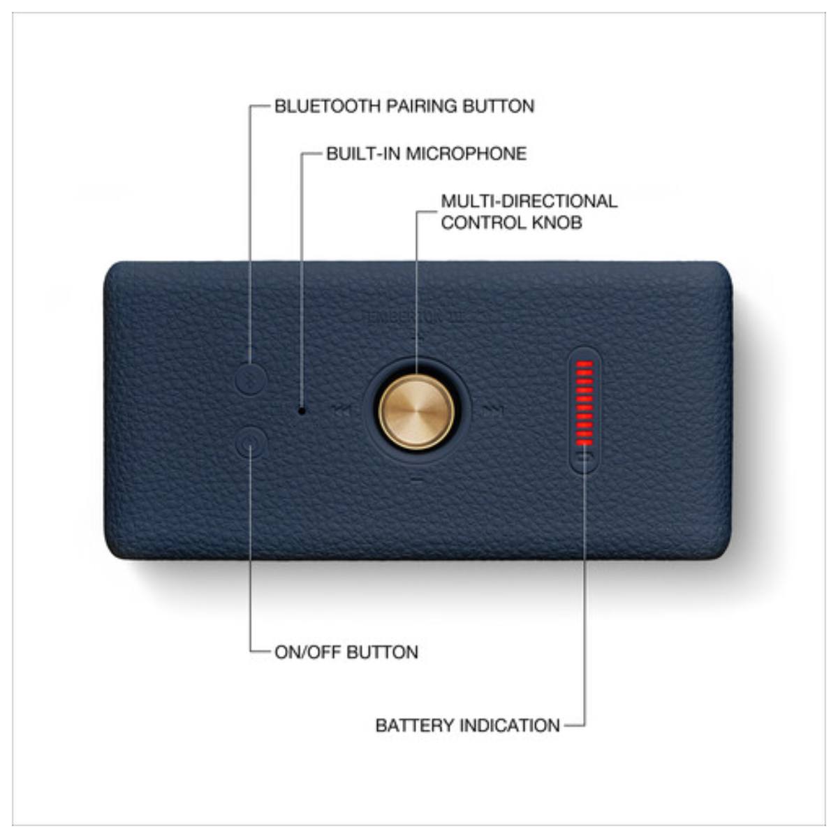 MARSHALL 1008137 EMBERTON III Bluetooth Ηχείο, Μπλε | Marshall| Image 3