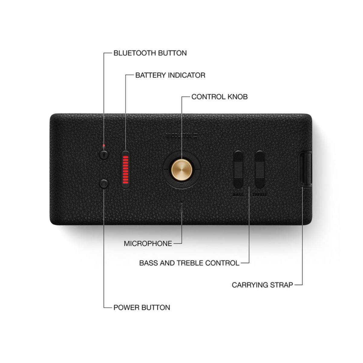 MARSHALL 1007428 Middleton II Ηχείο Bluetooth, Μαύρο | Marshall| Image 3