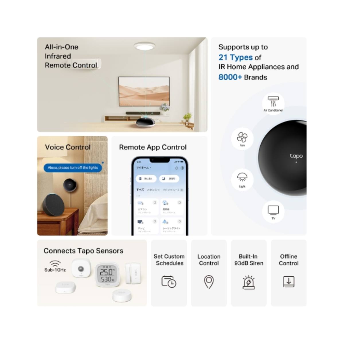 TP-LINK Tapo H110 Smart IR & IoT Hub, Κέντρο Ελέγχου | Tp-link| Image 4