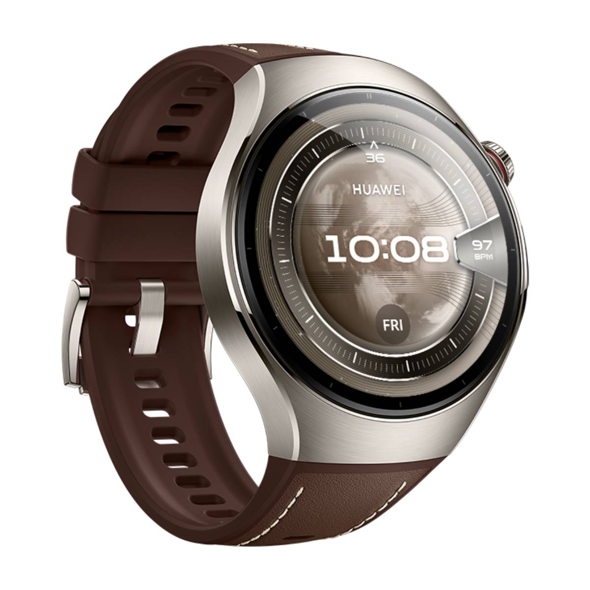 HUAWEI 55020EVY Watch 5 Smartwatch 46mm, Καφέ | Huawei| Image 2
