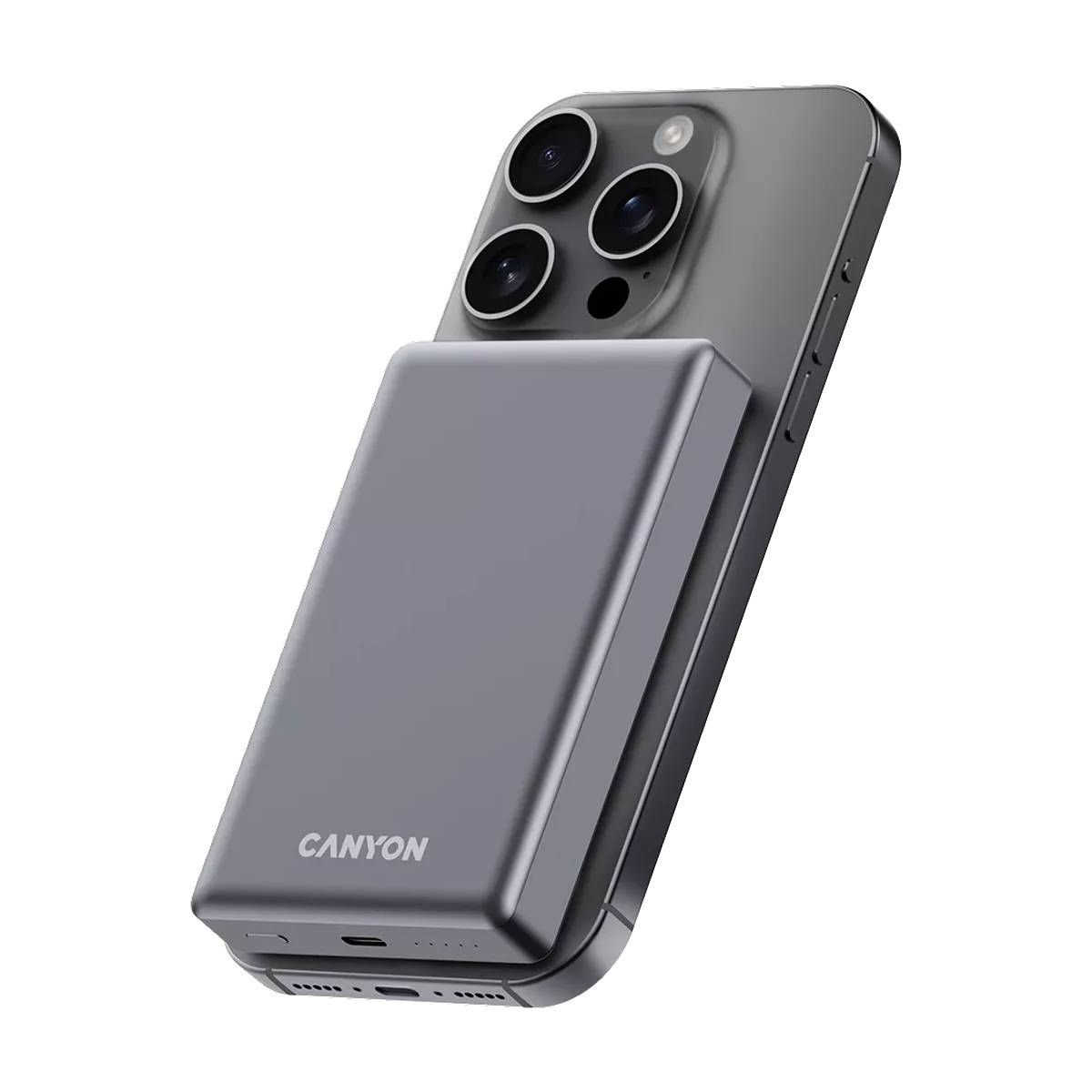 CANYON CNS-CPB510DG OnPower 510 Φορητή Μπαταρία Magsafe 10000 mAh, Γκρίζο | Canyon| Image 5