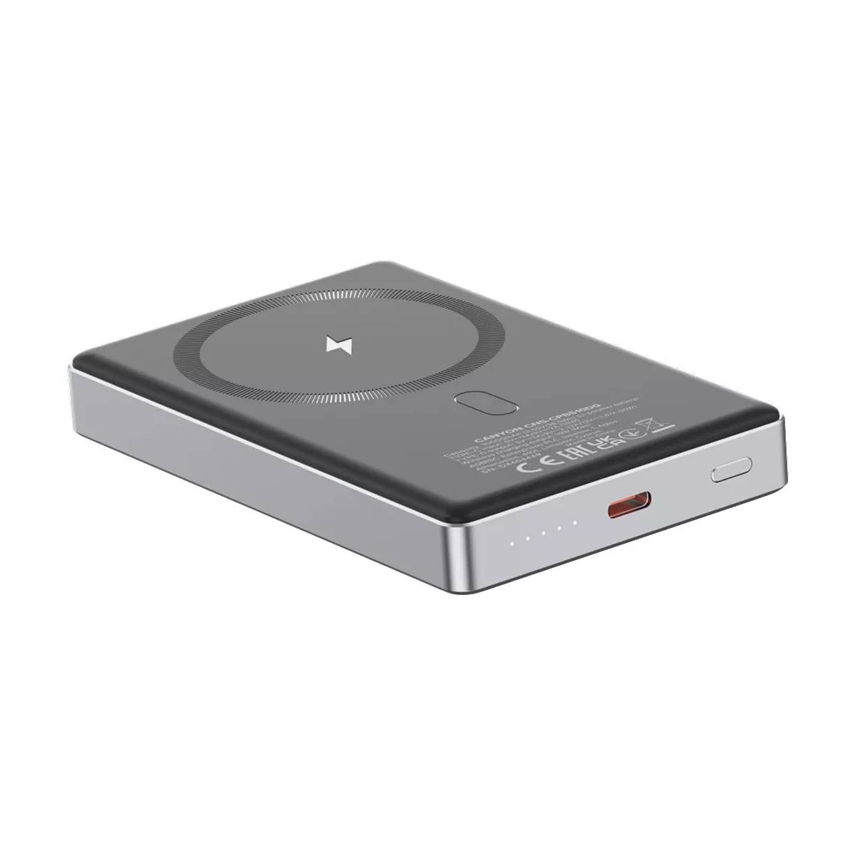 CANYON CNS-CPB510DG OnPower 510 Φορητή Μπαταρία Magsafe 10000 mAh, Γκρίζο | Canyon| Image 3