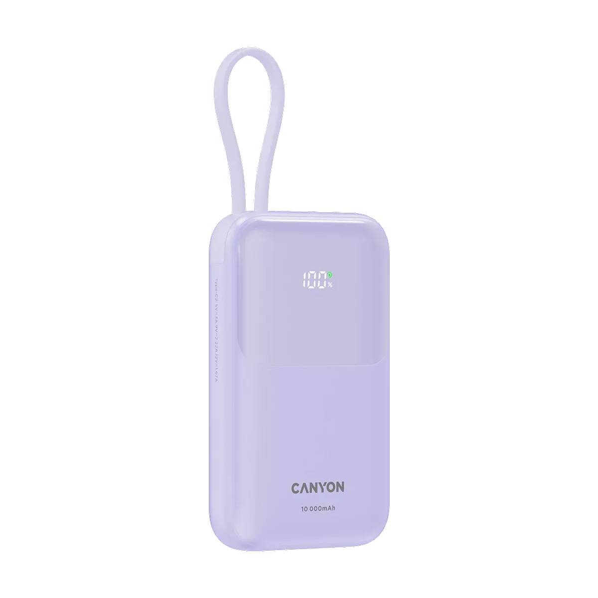 CANYON CNS-CPB101PU OnPower 101 Φορητή Μπαταρία 10000 mAh, Μωβ | Canyon| Image 5