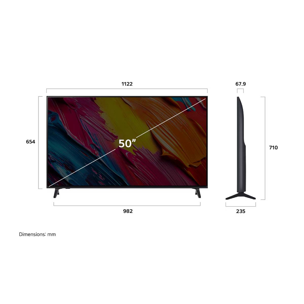 LG 50QNED70A6A QNED AI 4K Smart Τηλεόραση, 50" | Lg| Image 4