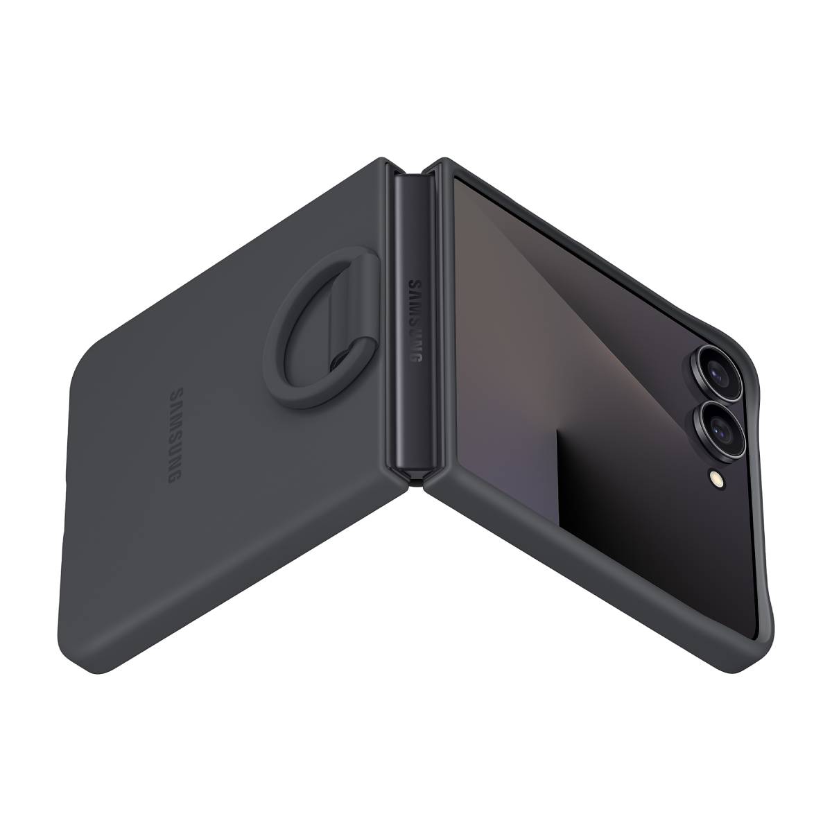 SAMSUNG EF-PF766TBEGWW Θήκη Σιλικόνης Με Δαχτυλίδι Για Samsung Galaxy Flip7, Μαύρο | Samsung| Image 6