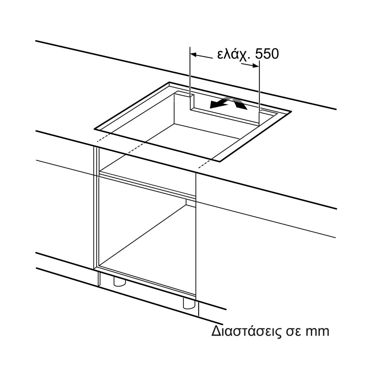 BOSCH PXY898DX6E Accent Line Εντοιχιζόμενη Επαγωγική Εστία Flex, 80 cm  | Bosch| Image 4