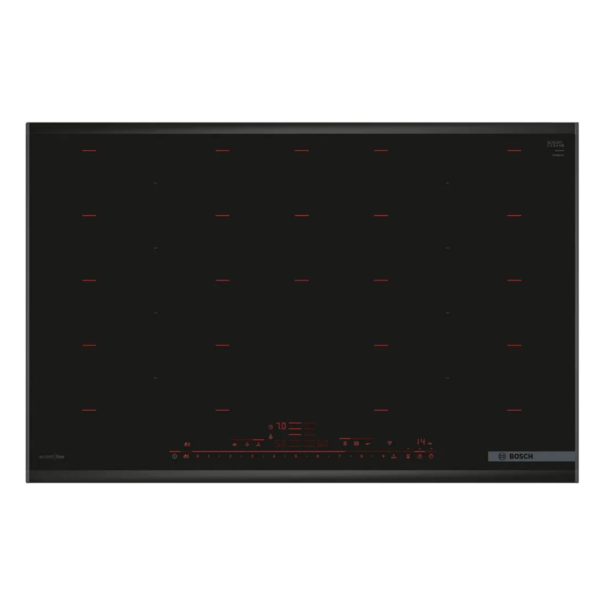 Image of suggested product: BOSCH PXY898DX6E Accent Line Εντοιχιζόμενη Επαγωγική Εστία Flex, 80 cm 
