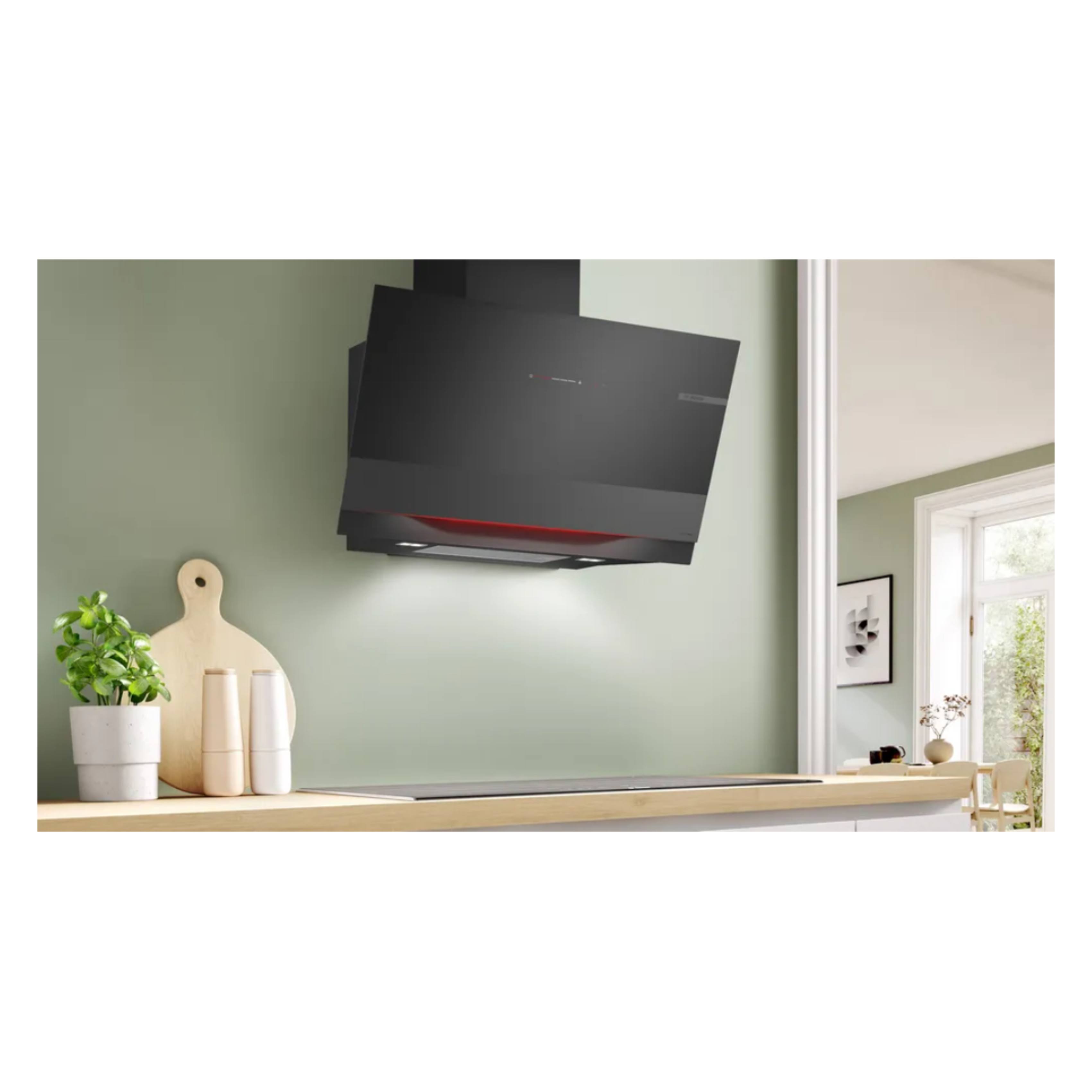 BOSCH DWK91LT65 Accent Line Απορροφητήρας Τζάκι 90 cm, Μαύρο | Bosch| Image 2
