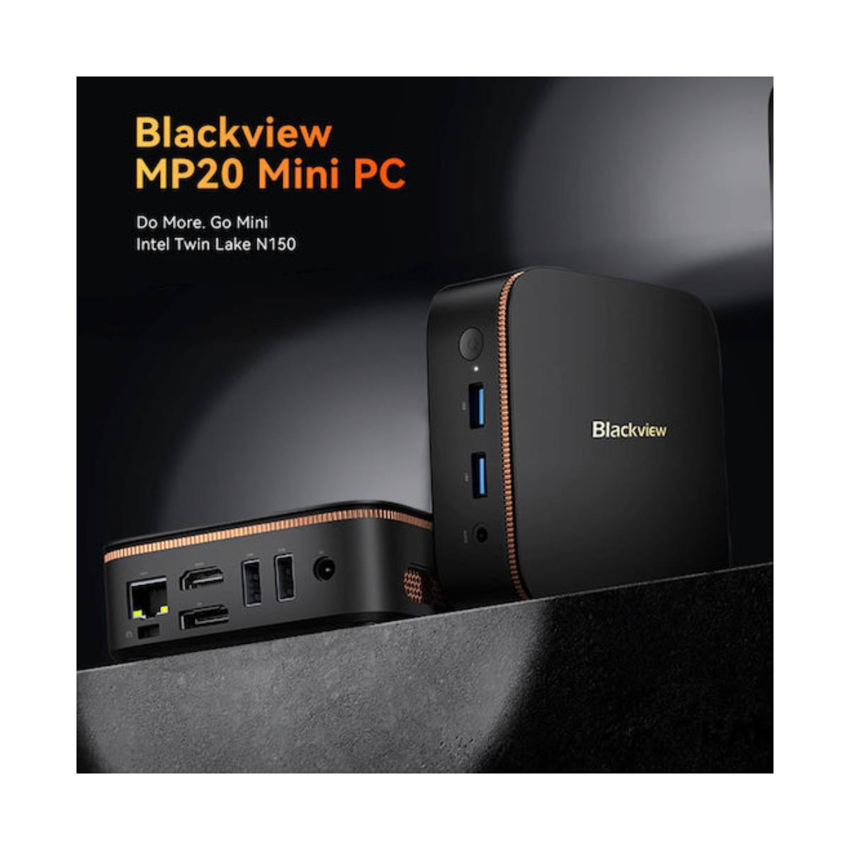 BLACKVIEW MP20-N150-8256-B Επιτραπέζιο Mini Υπολογιστής, Μαύρο | Blackview| Image 4