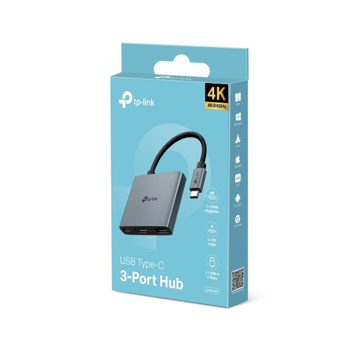 TP-LINK UH3020C USB Type-C Hub, 3 Θύρες | Tp-link| Image 4