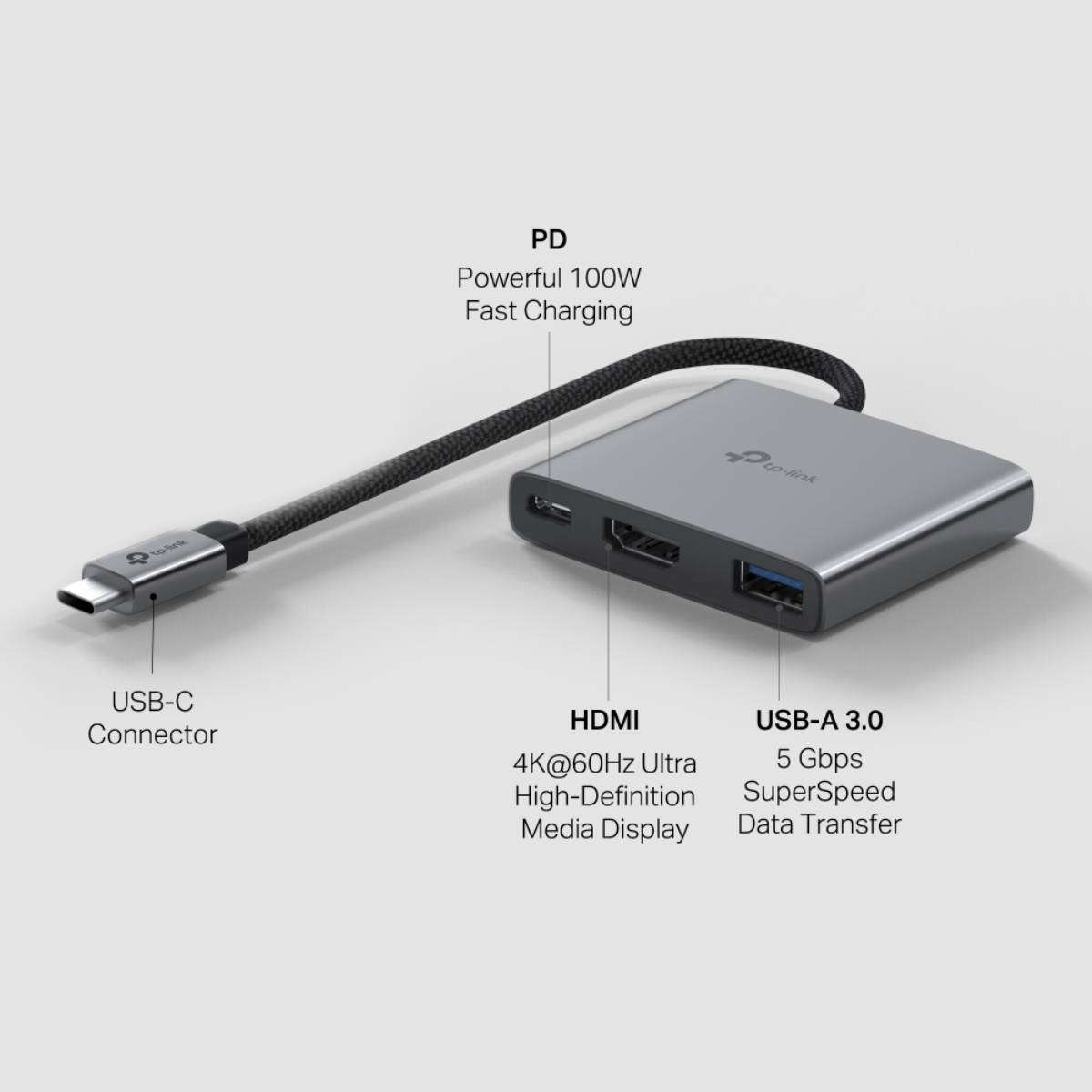 TP-LINK UH3020C USB Type-C Hub, 3 Θύρες | Tp-link| Image 3