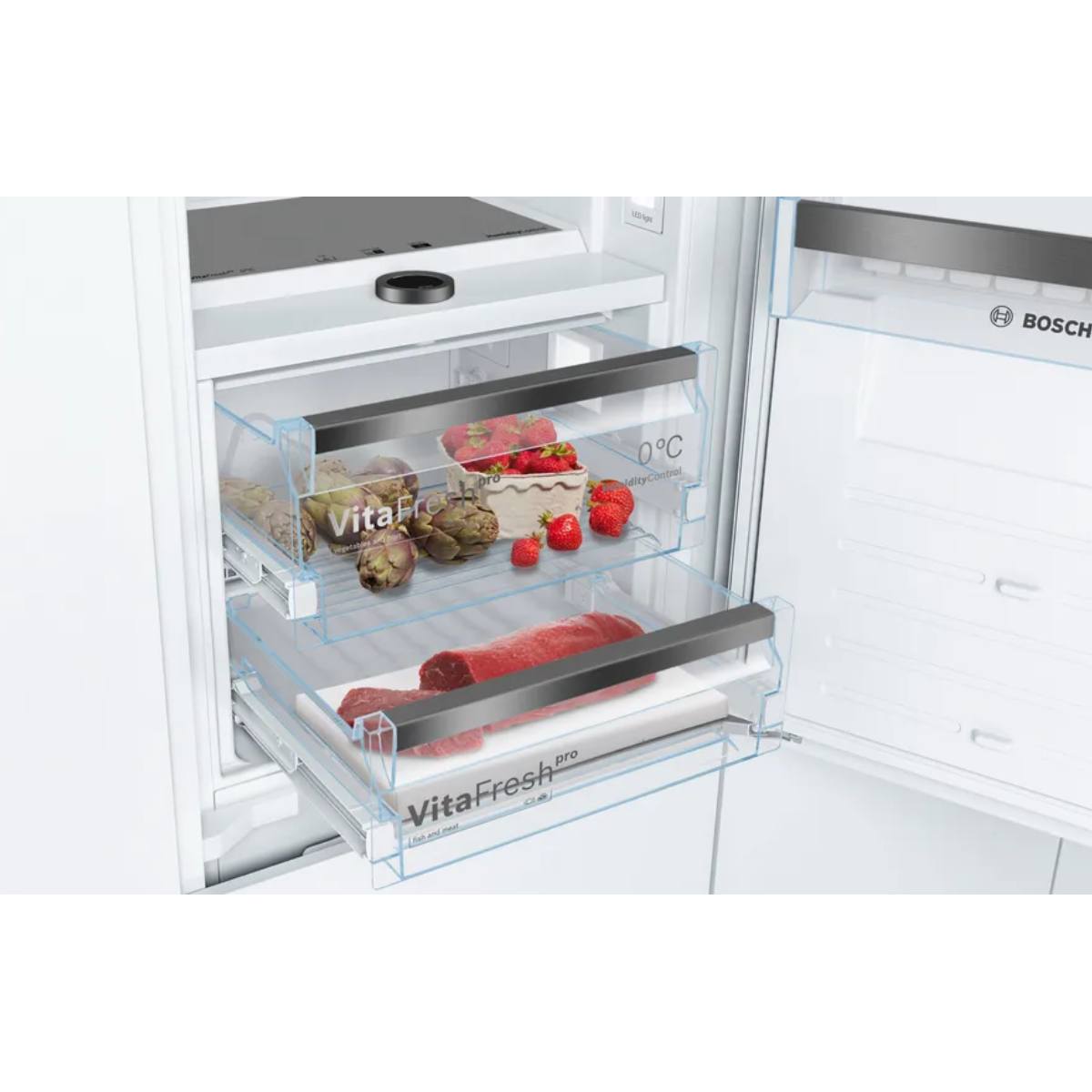 BOSCH KIF86HDD0 Accent Line Εντοιχιζόμενο Ψυγείο με Κάτω Θάλαμο, Άσπρο | Bosch| Image 3
