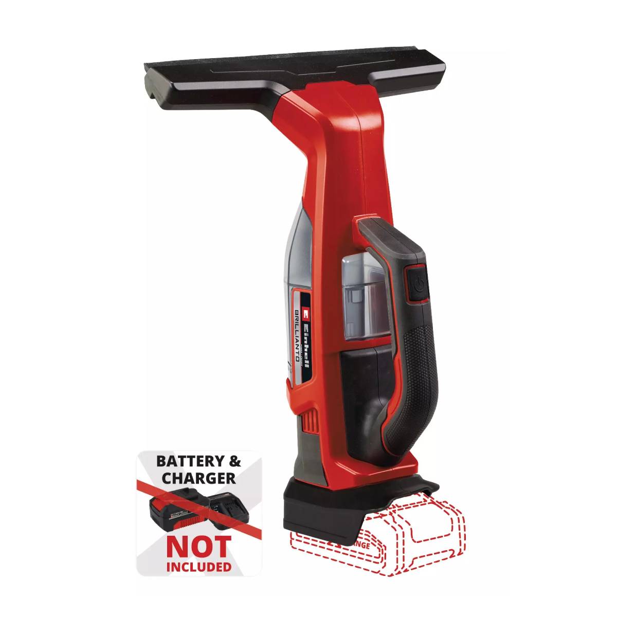 EINHELL 3437100 Brillianto Καθαριστής Τζαμιών Μπαταρίας 18V, Solo | Einhell| Image 1