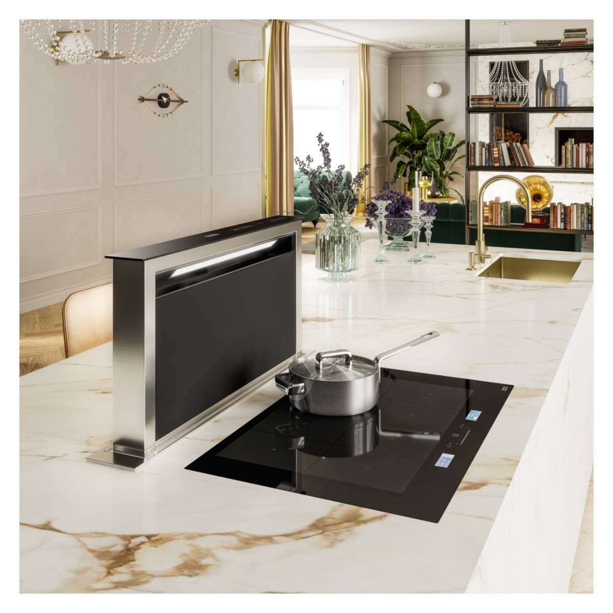 FRANKE FDW 908 IB XS Βυθιζόμενος Απορροφητήρας Πάγκου, Μαύρο | Franke| Image 2