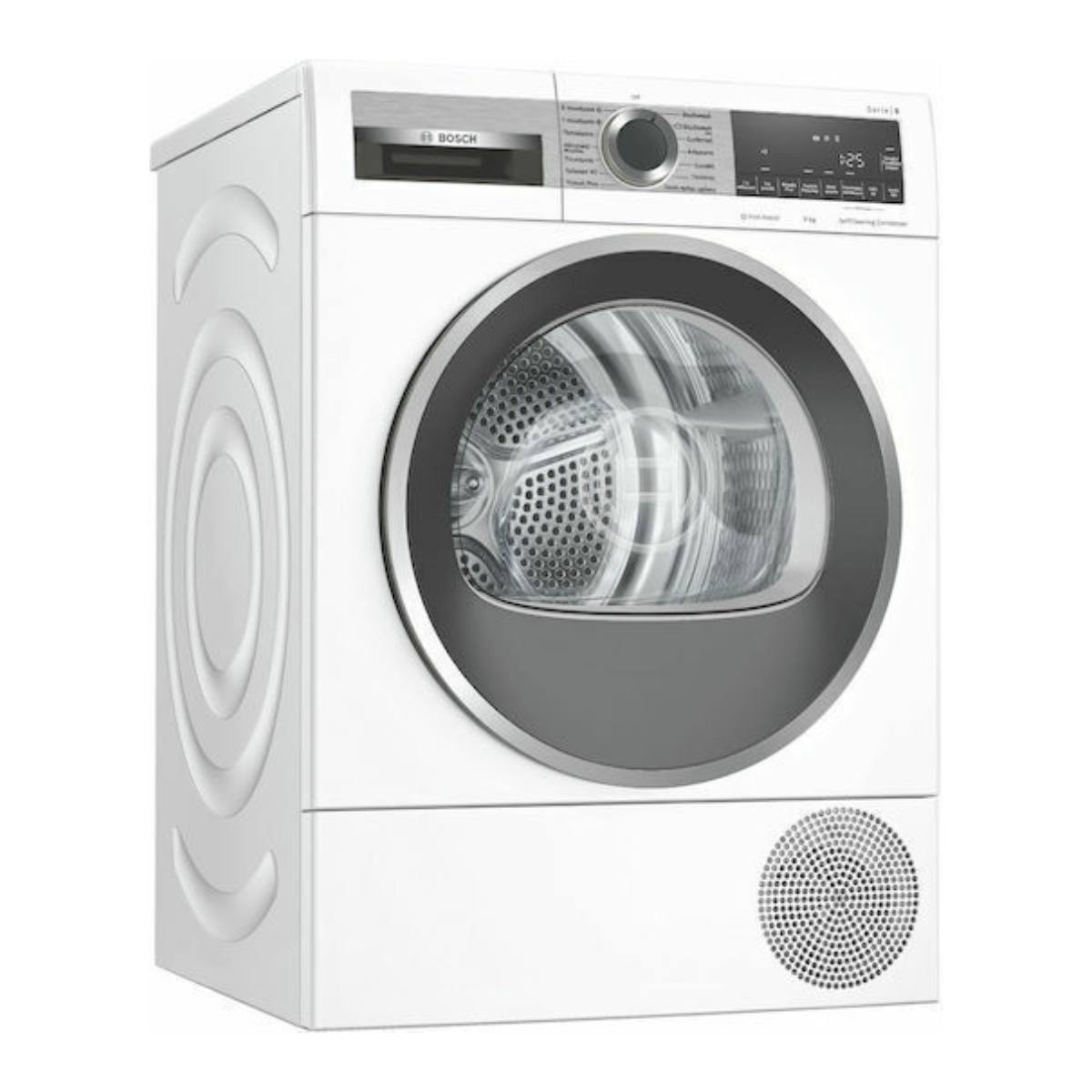 BOSCH WQG243B9GR Στεγνωτήριο Ρούχων 9 kg, Άσπρο | Bosch| Image 2