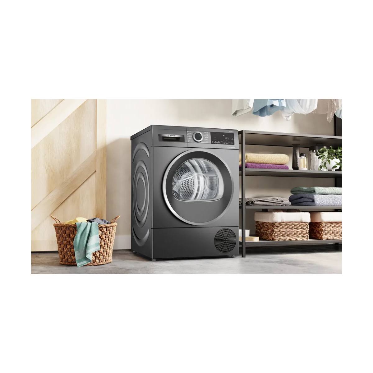 BOSCH WQG245DREUΣτεγνωτήριο Ρούχων 9 kg, Γκρίζο Σκούρο | Bosch| Image 5