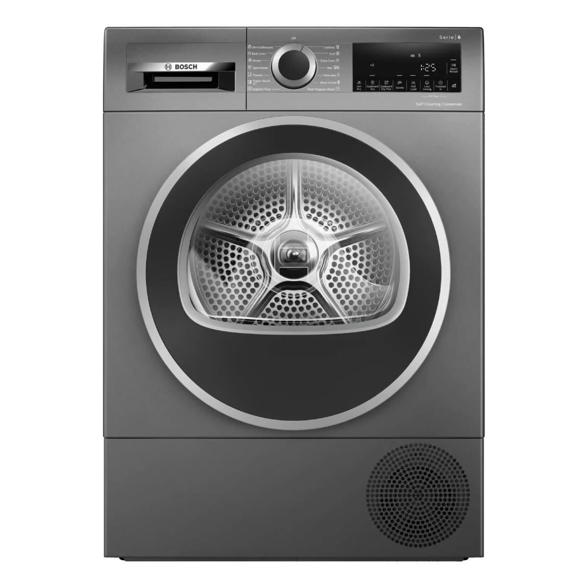 BOSCH WQG245DREUΣτεγνωτήριο Ρούχων 9 kg, Γκρίζο Σκούρο | Bosch| Image 1
