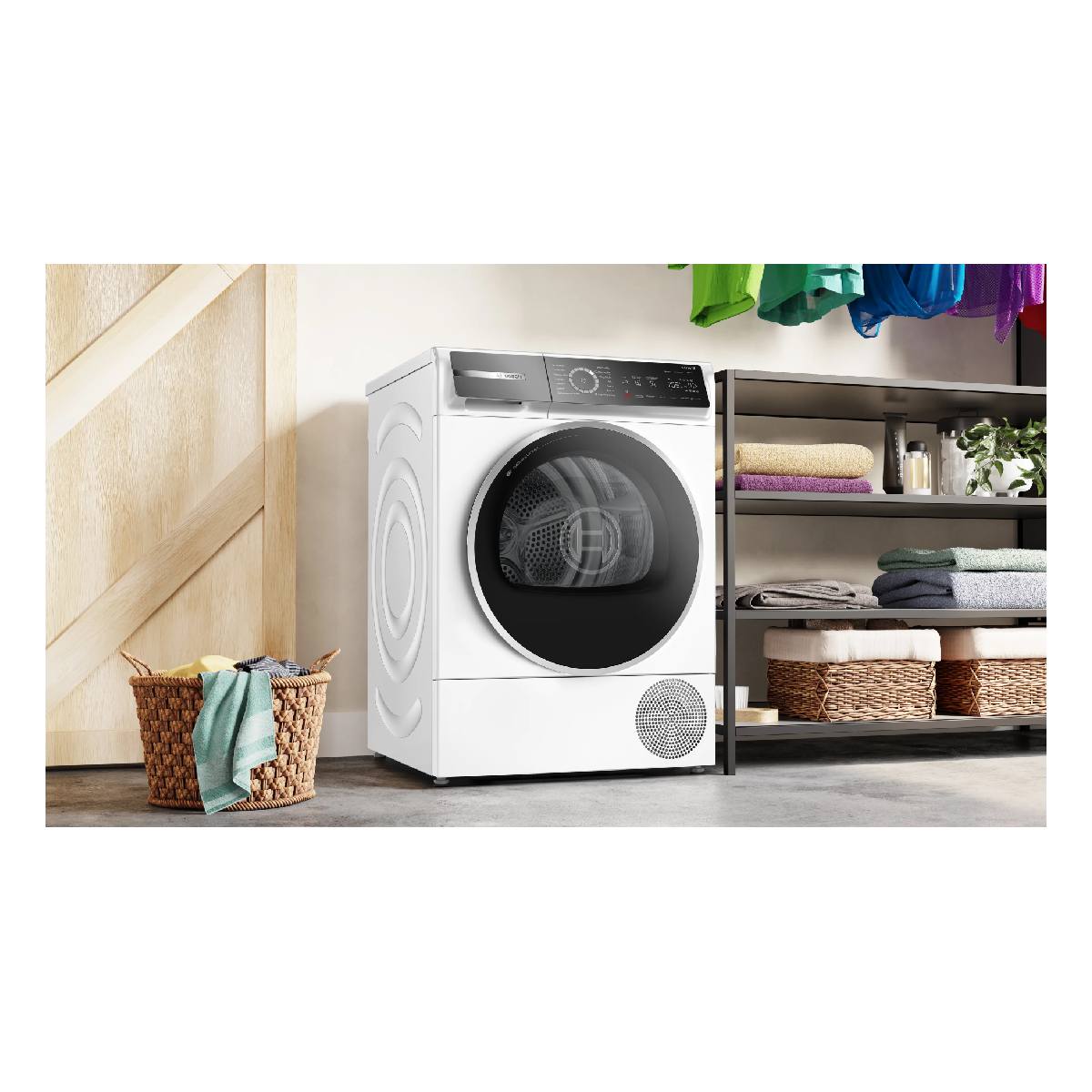 BOSCH WQB246D0GR Στεγνωτήριο Ρούχων με Αντλία Θερμότητας 9 kg, Άσπρο | Bosch| Image 3