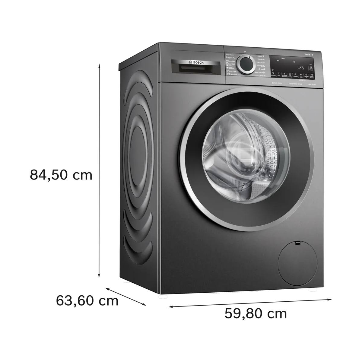 BOSCH WGG244ZREU Πλυντήριο Ρούχων 9kg, Γκρίζο  | Bosch| Image 5