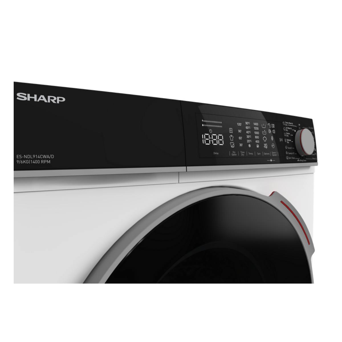 SHARP ES-NDL914CWA/D-EE Πλυντήριο & Στεγνωτήριο Ρούχων 9/6kg, Άσπρο | Sharp| Image 3