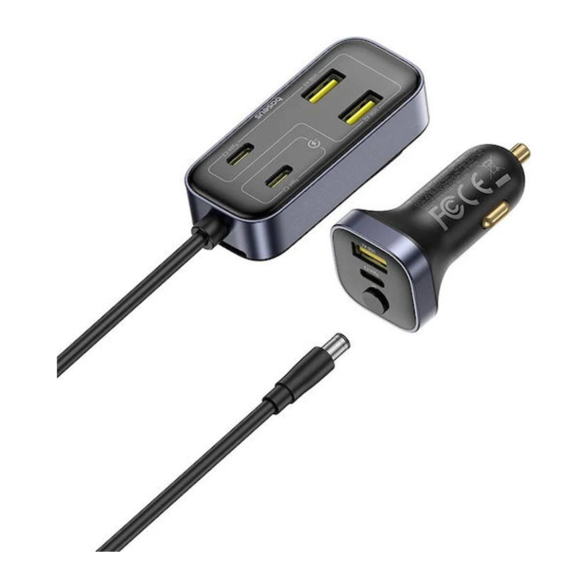 BASEUS C00081100121-00 Φορτιστής Αυτοκινήτου 110 Watts, Μαύρο  | Baseus| Image 2