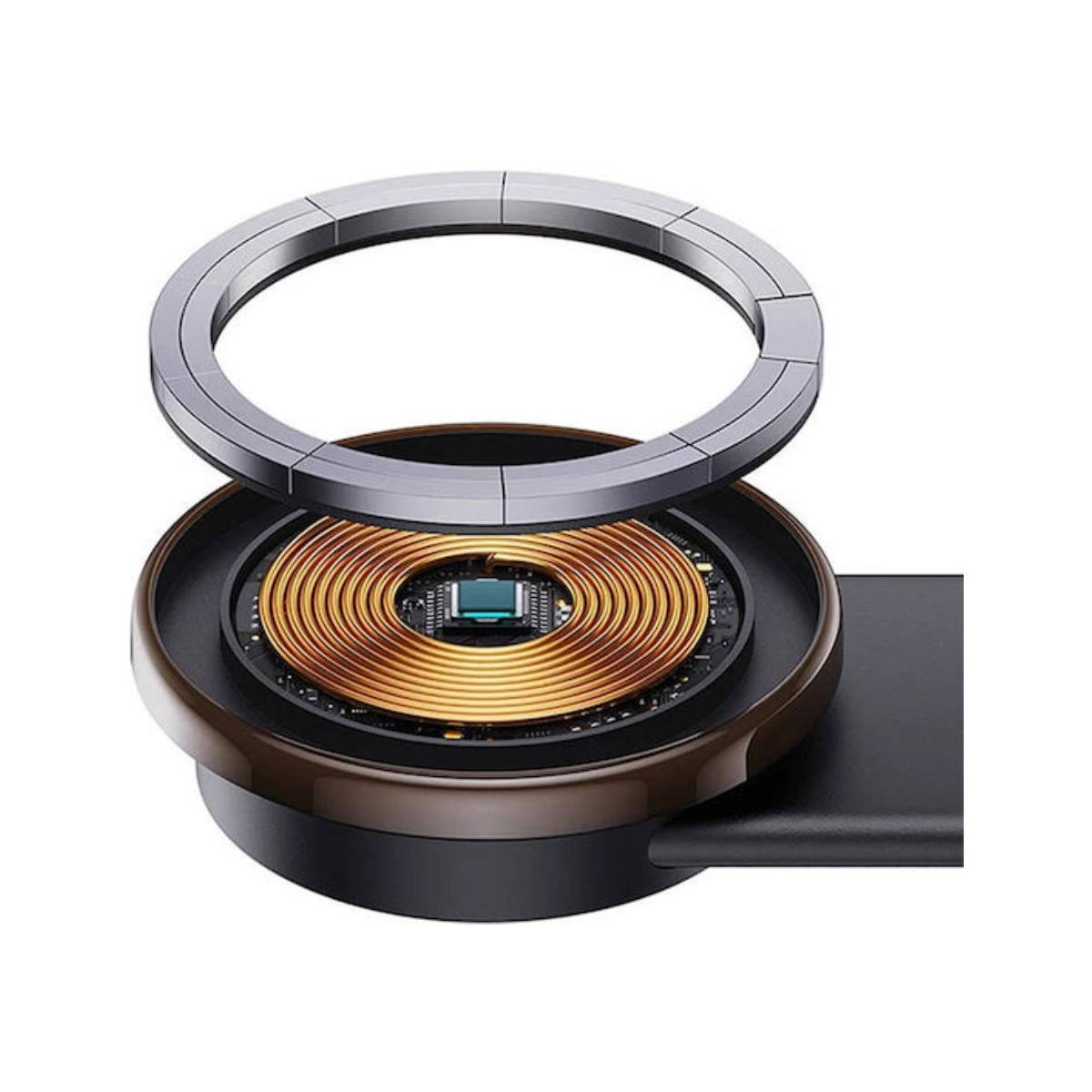 BASEUS C40156000111-00 Βάση Στήριξης Κινητού για Αυτοκίνητο με Ασύρματη Φόρτιση, Μαύρο  | Baseus| Image 4