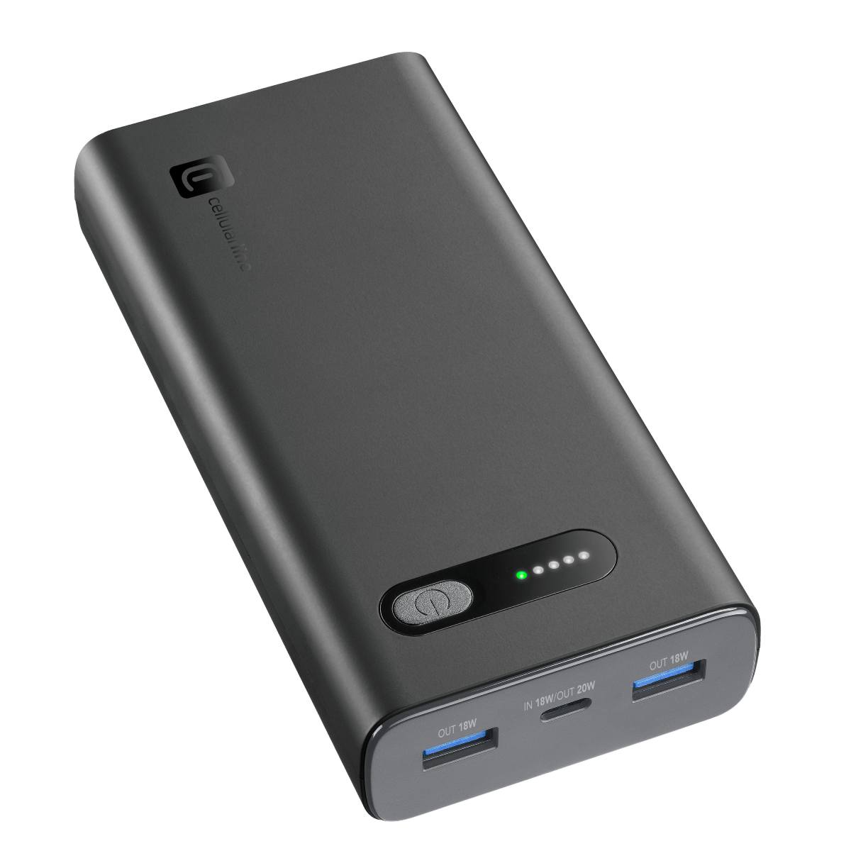 CELLULAR LINE Fast PD 20000 Φορητή Μπαταρία/Power Bank 20 Watts, Μαύρο | Cellular-line| Image 1