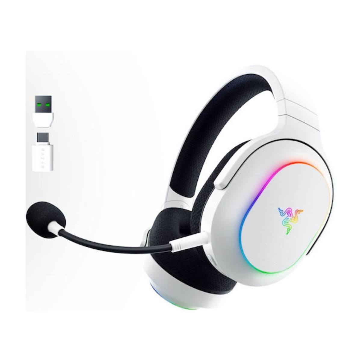 RAZER Barracuda X Over Ear Ασύρματα Ακουστικά για Gaming, Άσπρο  | Razer| Image 3