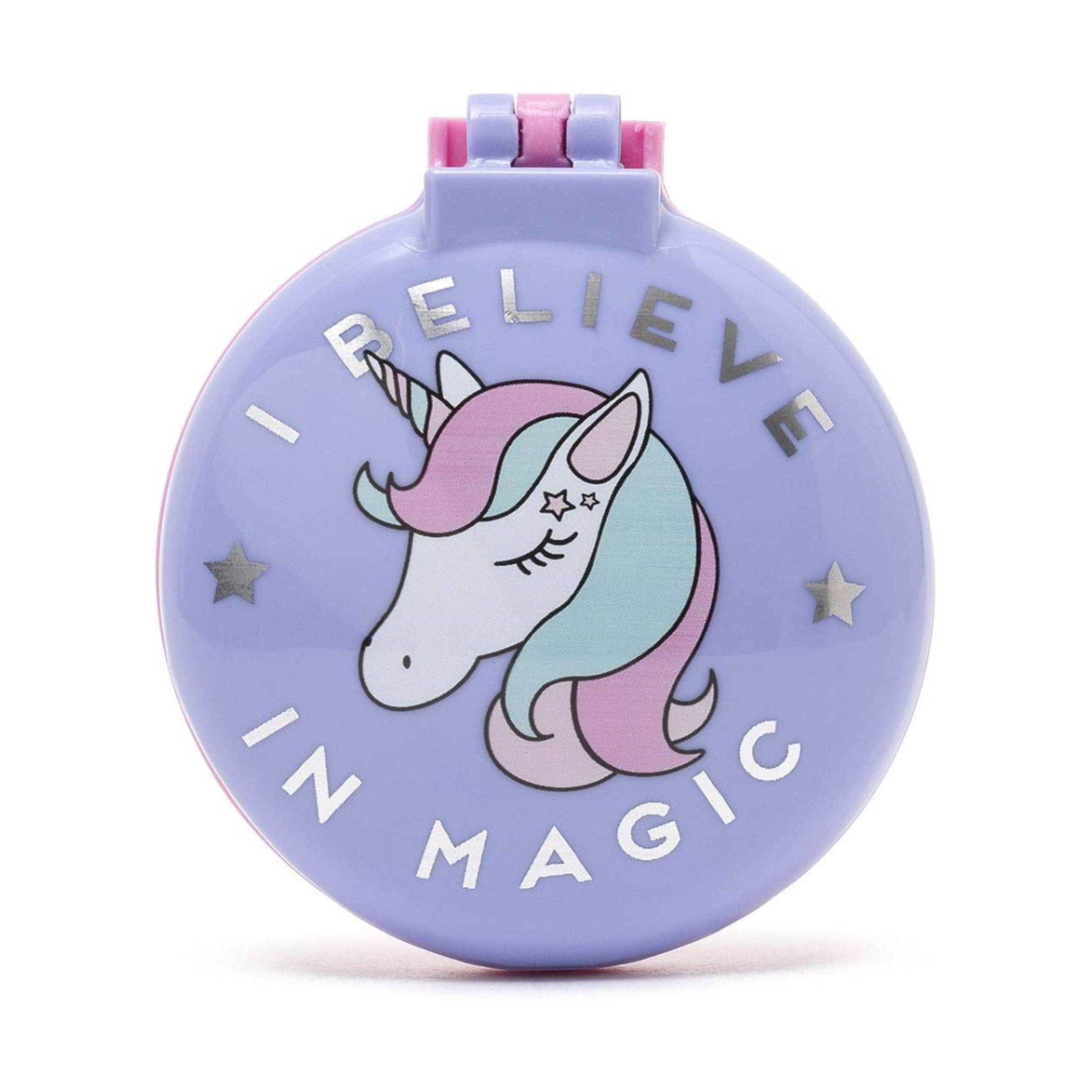 LEGAMI HB0032 Hair Brush Unicorn with Mirror, Purple  | Legami| Image 1