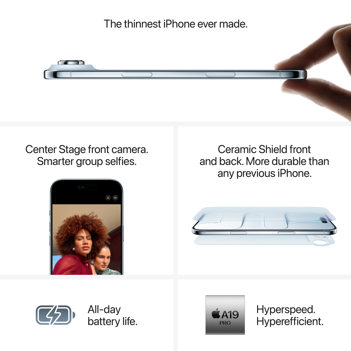 APPLE iPhone Air Smartphone 1TB, Ανοιχτό Μπλε | Apple| Image 6